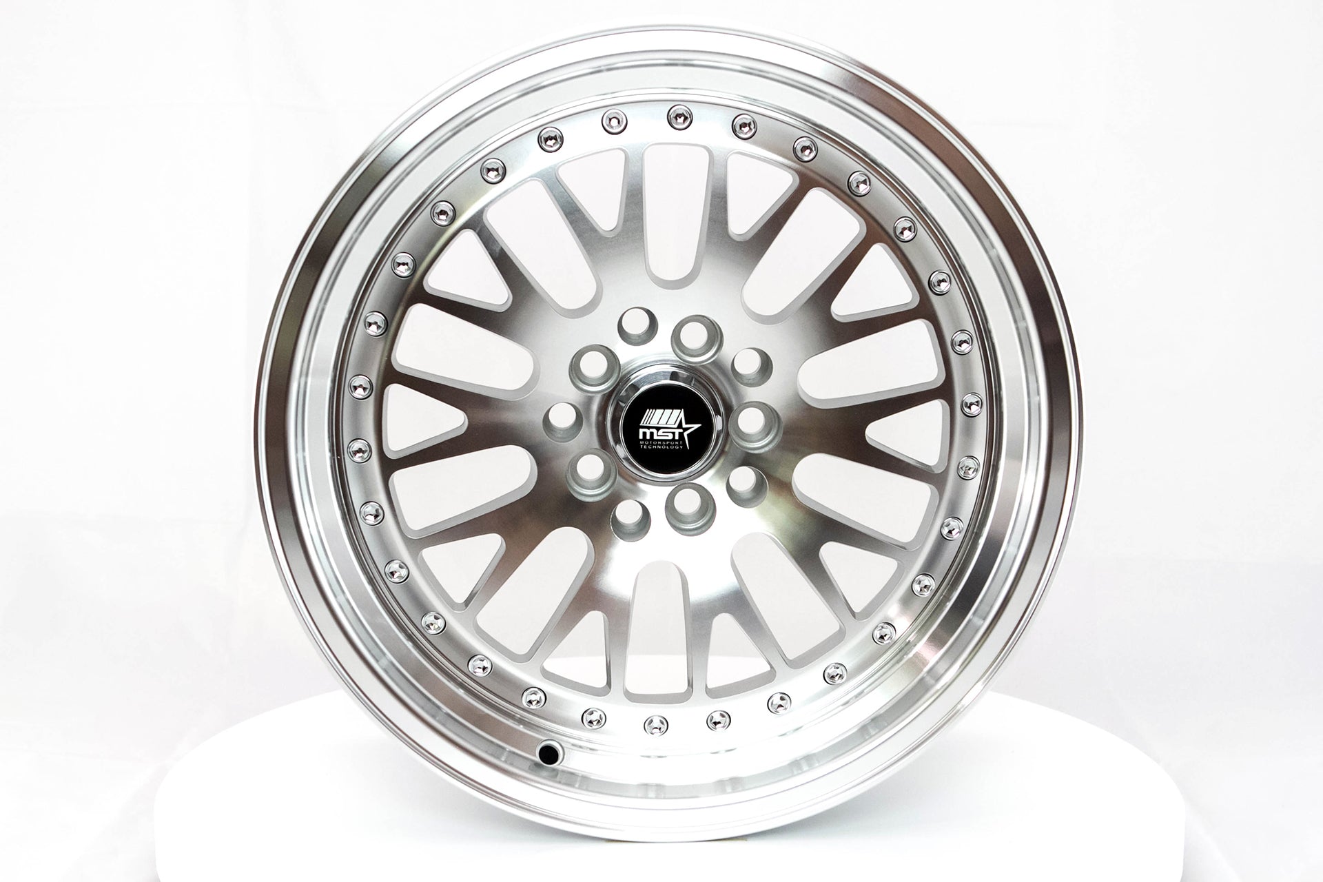 MT10 - Silver w/Machined Face - 16x8.0 5x100/5x114.3 Offset +20