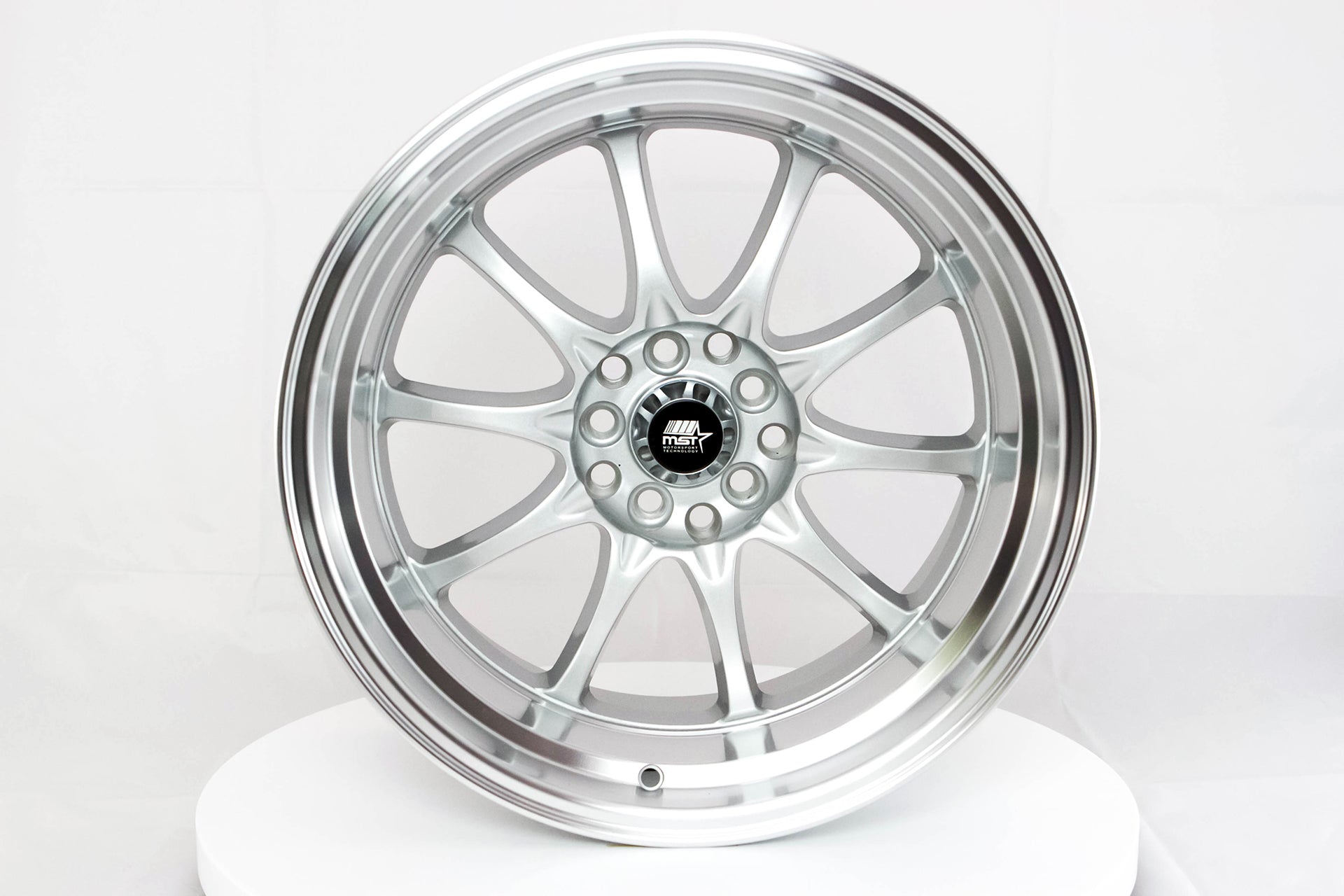 MST WHEELS MT11 - Silver w/Machined Lip - 17x9.0 5x100/5x114.3 Offset +20
