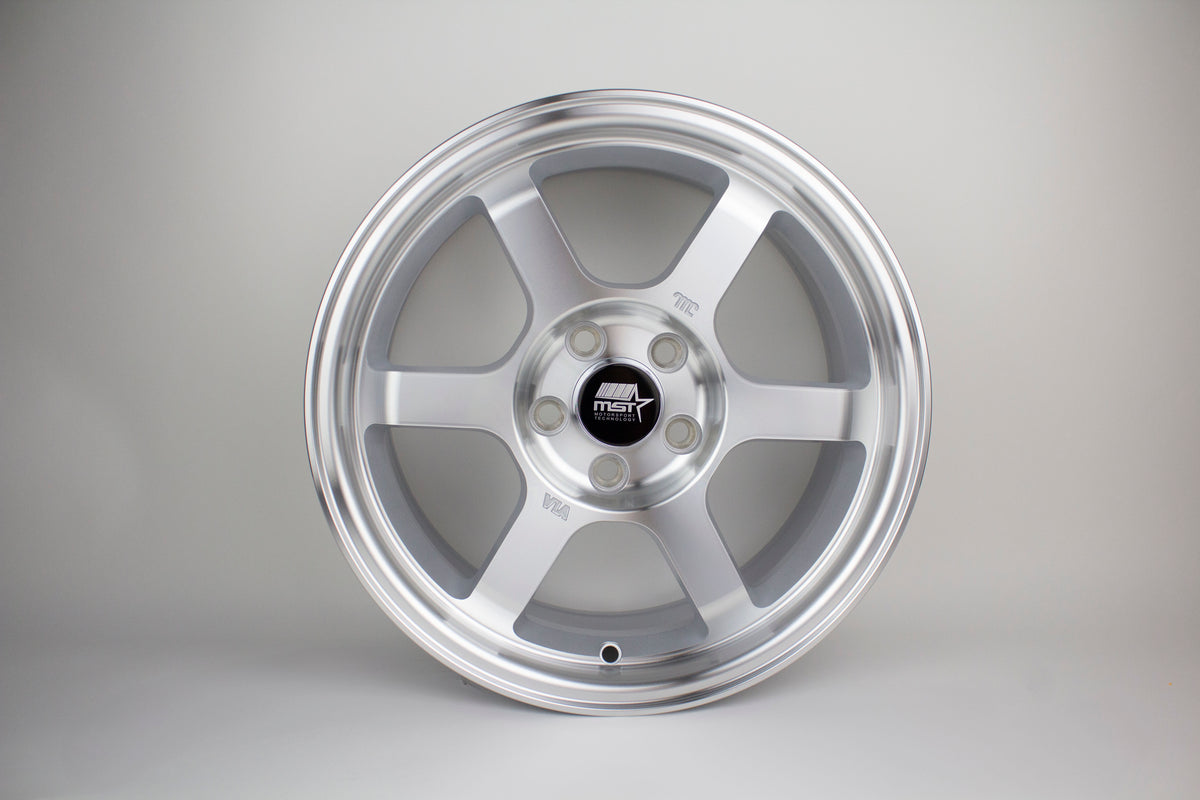 MST Time Attack Machined 15x7 5x100 +20 offset wheel