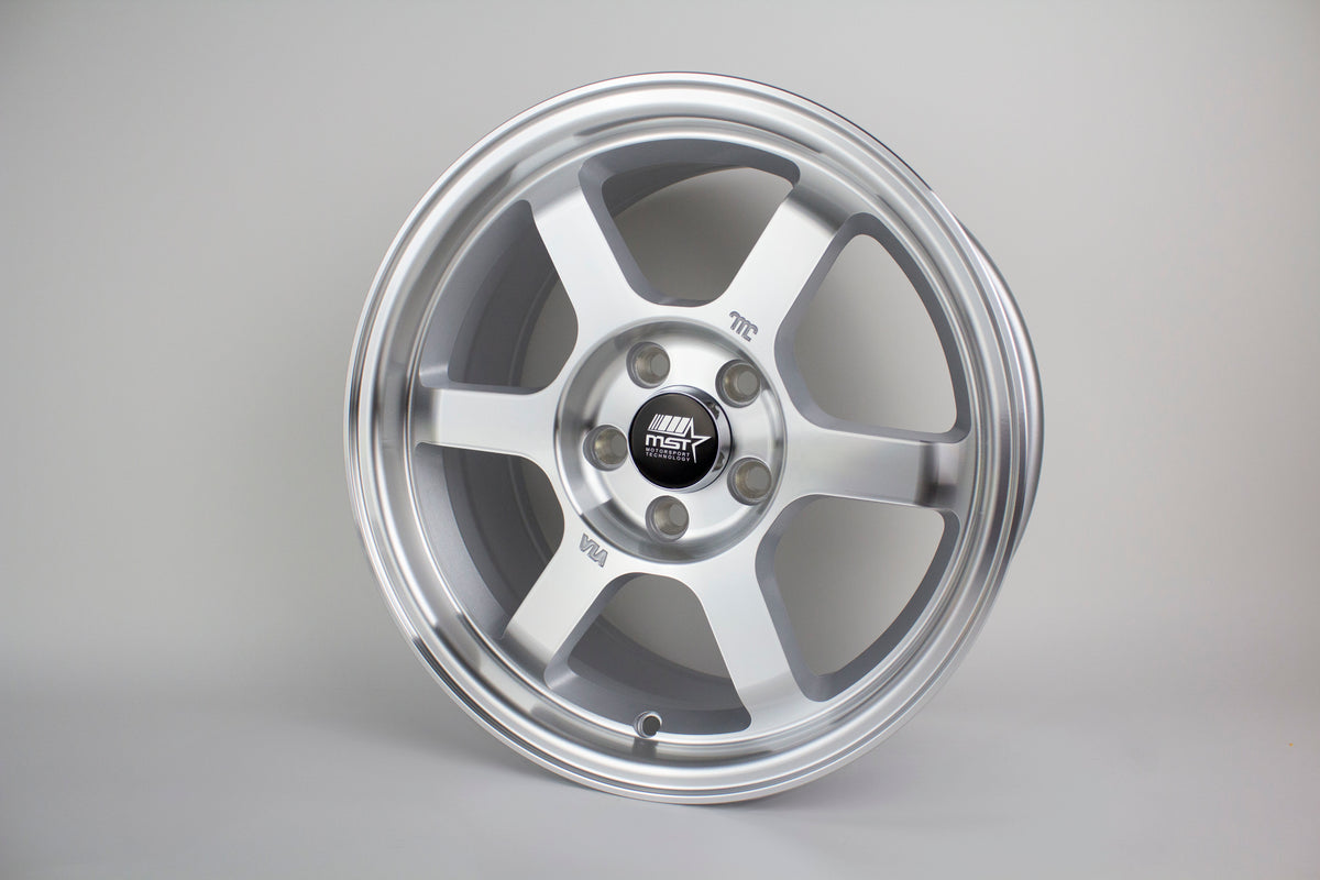 MST Time Attack Machined 15x7 5x100 +20 offset wheel