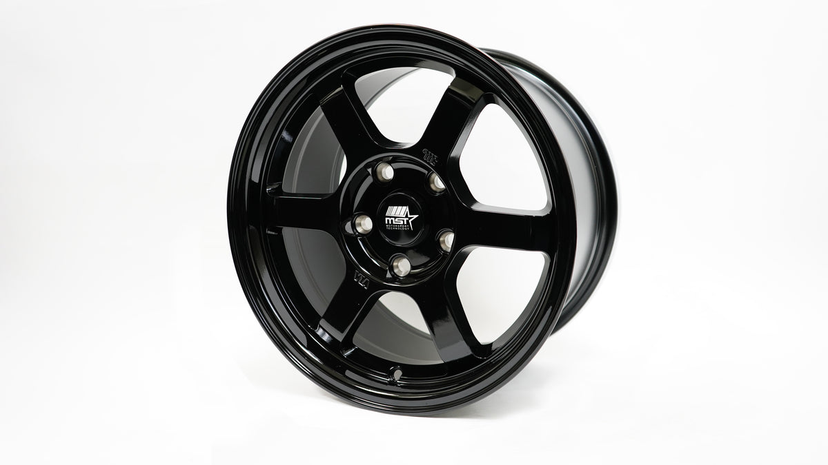 Time Attack Rims Time Attack Glossy Black 15x8.0 5x114.3 Offset +35 | MST Wheels – MSTWheels