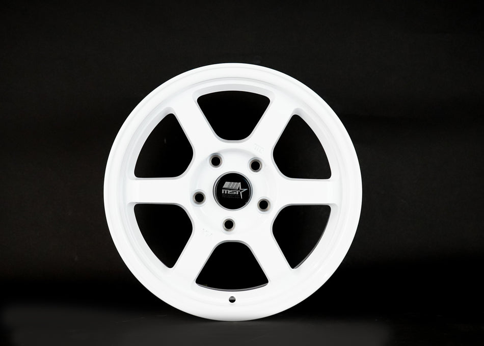 Time Attack - Glossy White - 15x8.0 5x114.3 Offset +35