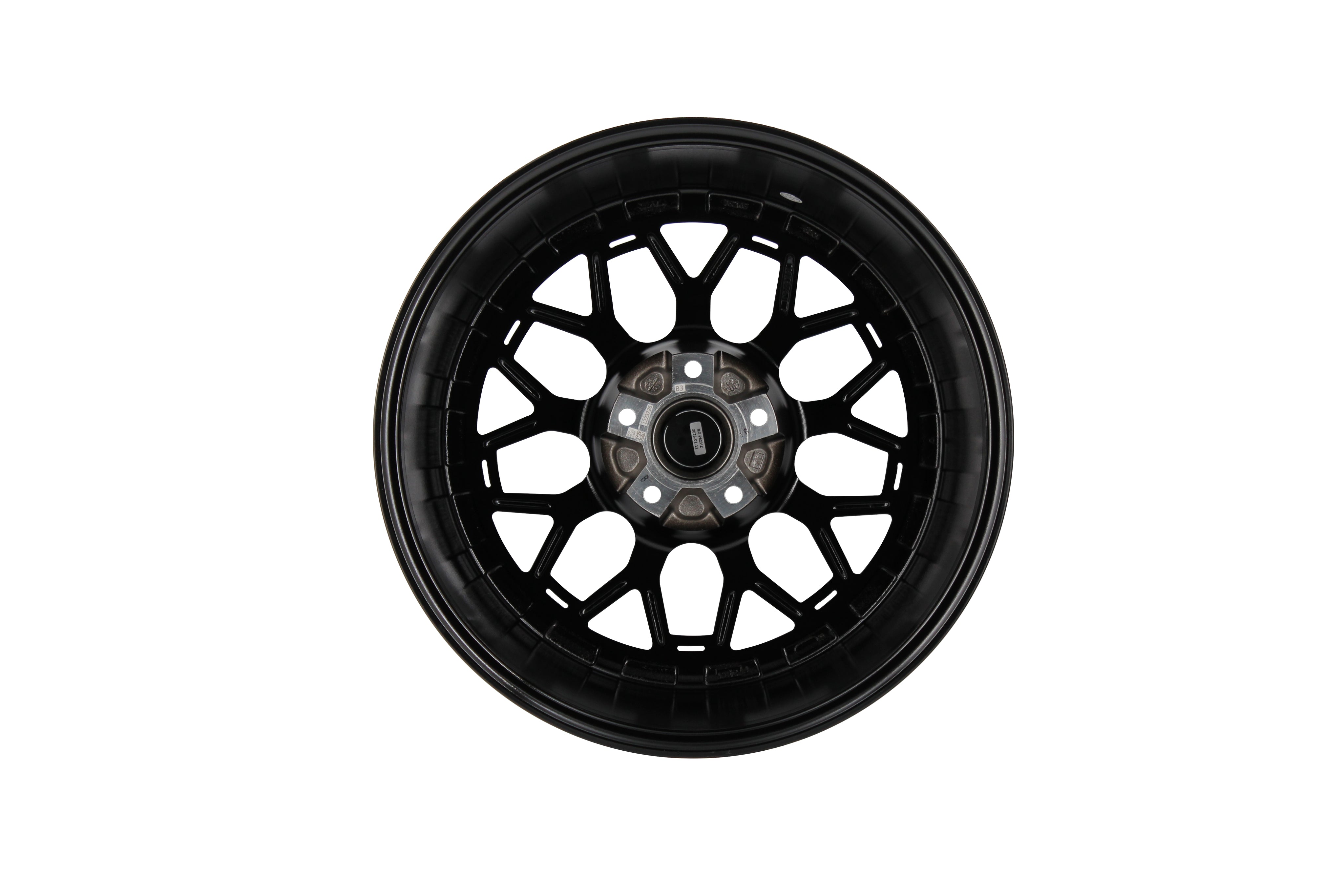 MT03 19x8.5 +35 Glossy Black w/ Machined Lip
