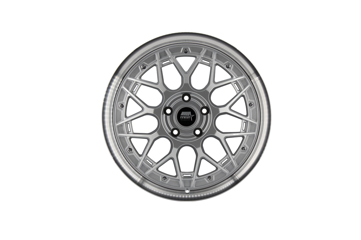 MT03 19x9.5 +35 Silver w/ Machined Lip