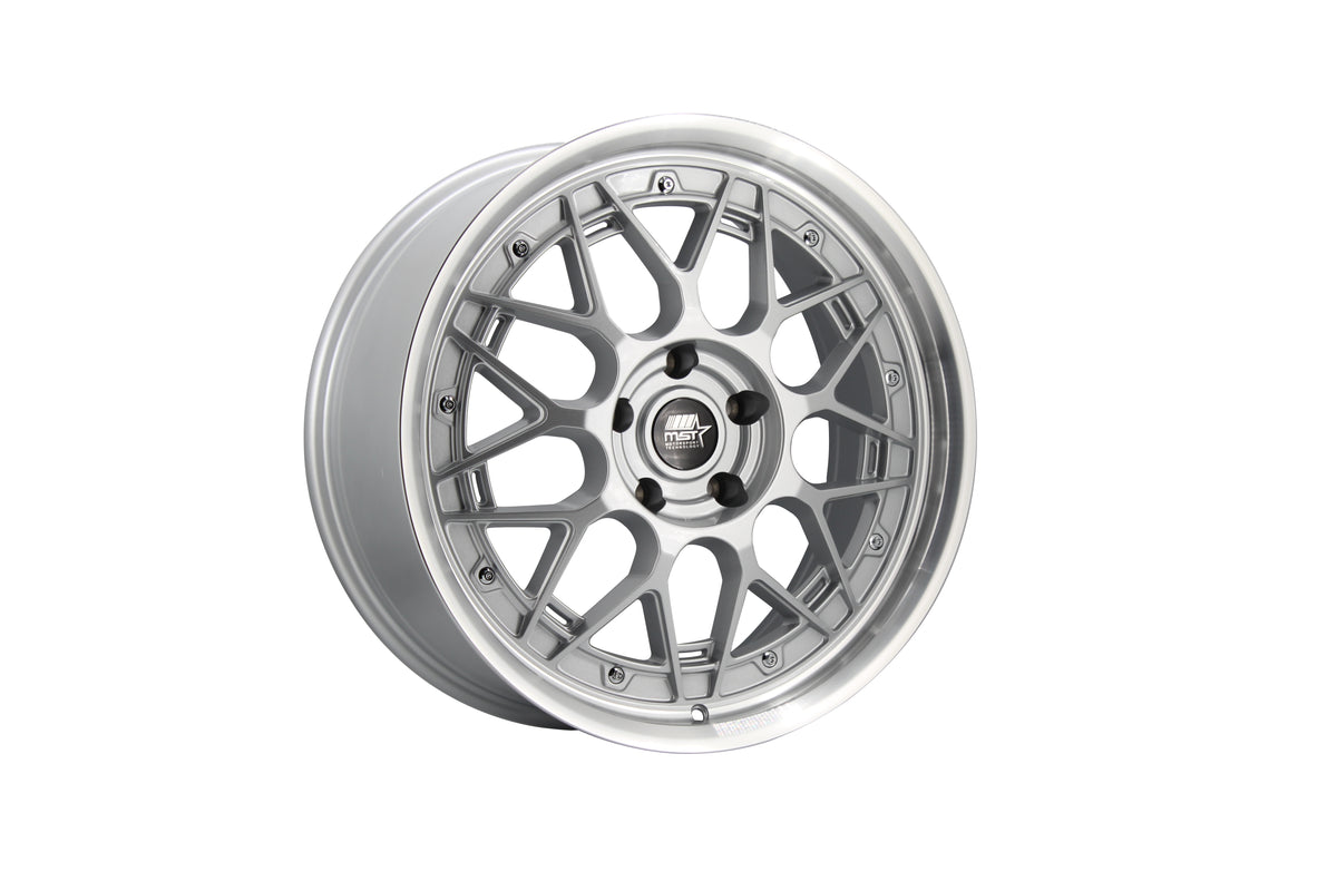 MT03 19x9.5 +35 Silver w/ Machined Lip