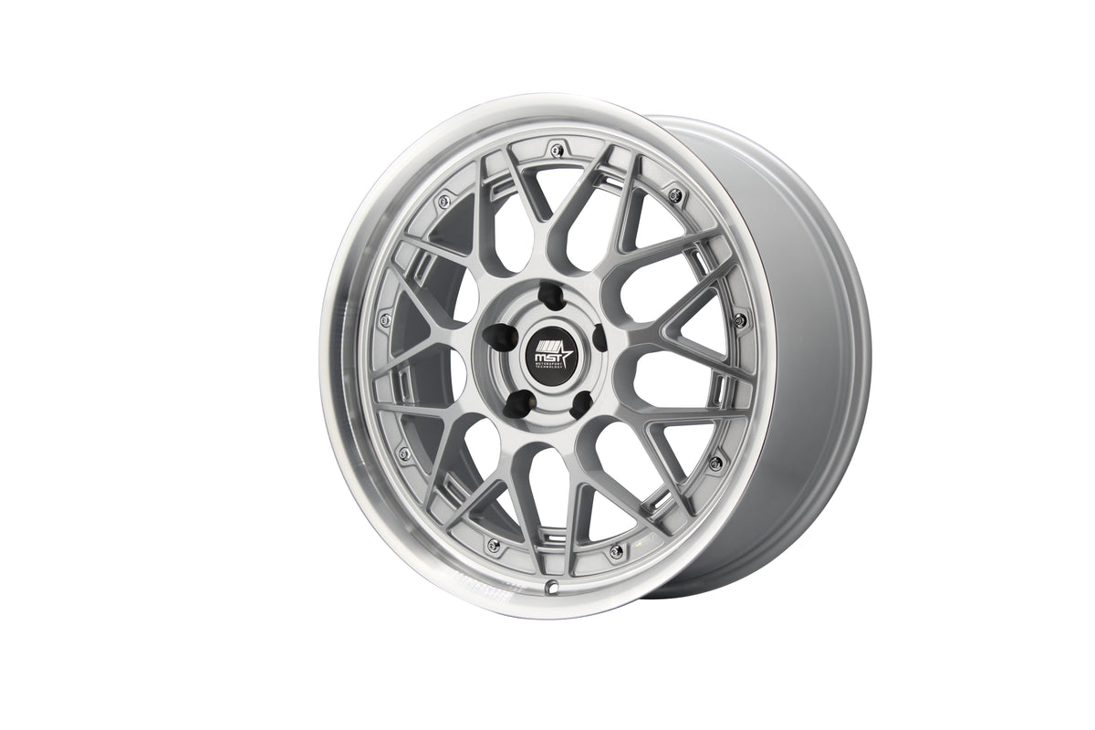 MT03 19x9.5 +35 Silver w/ Machined Lip