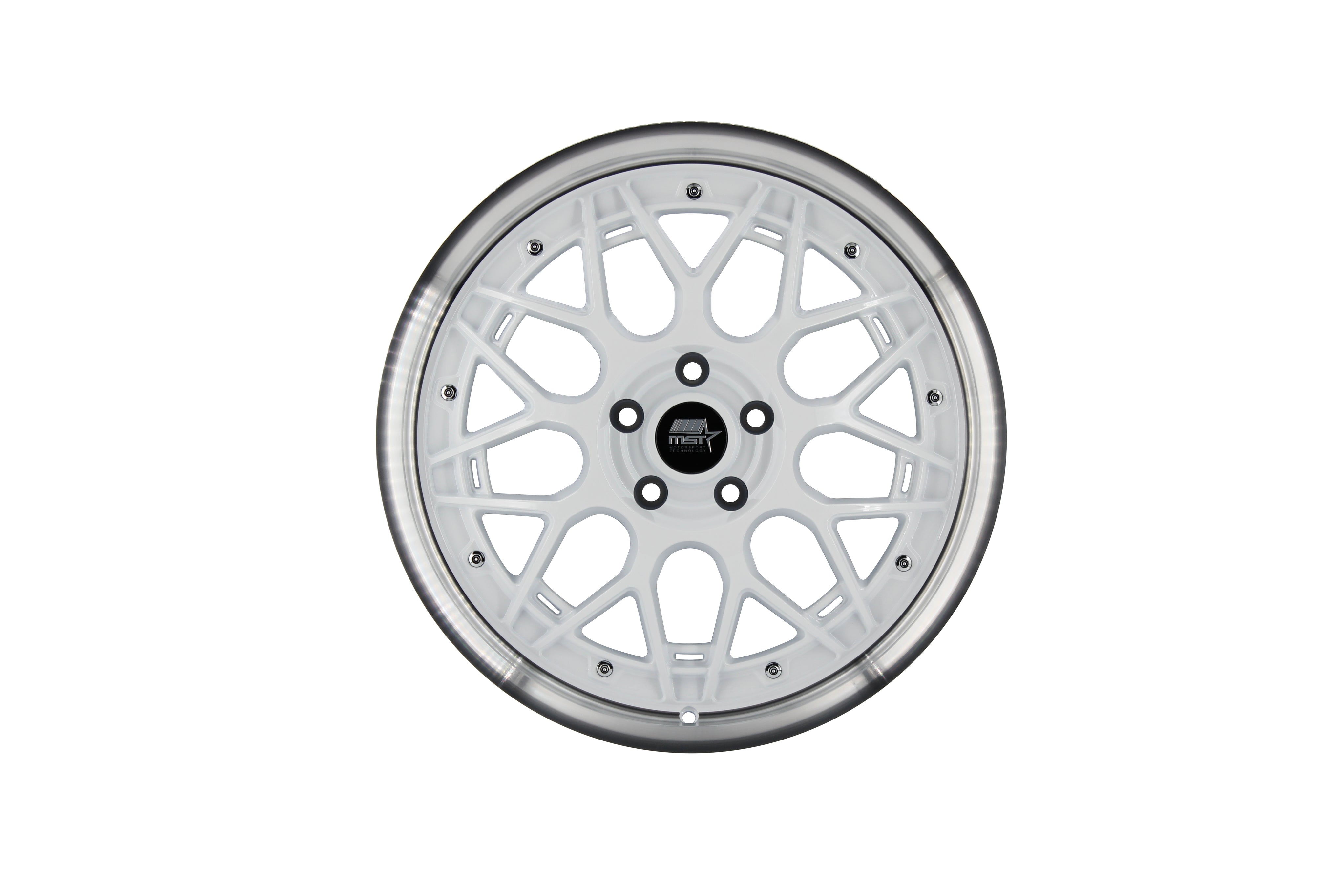 MT03 19x8.5 +35 White w/ Machined Lip
