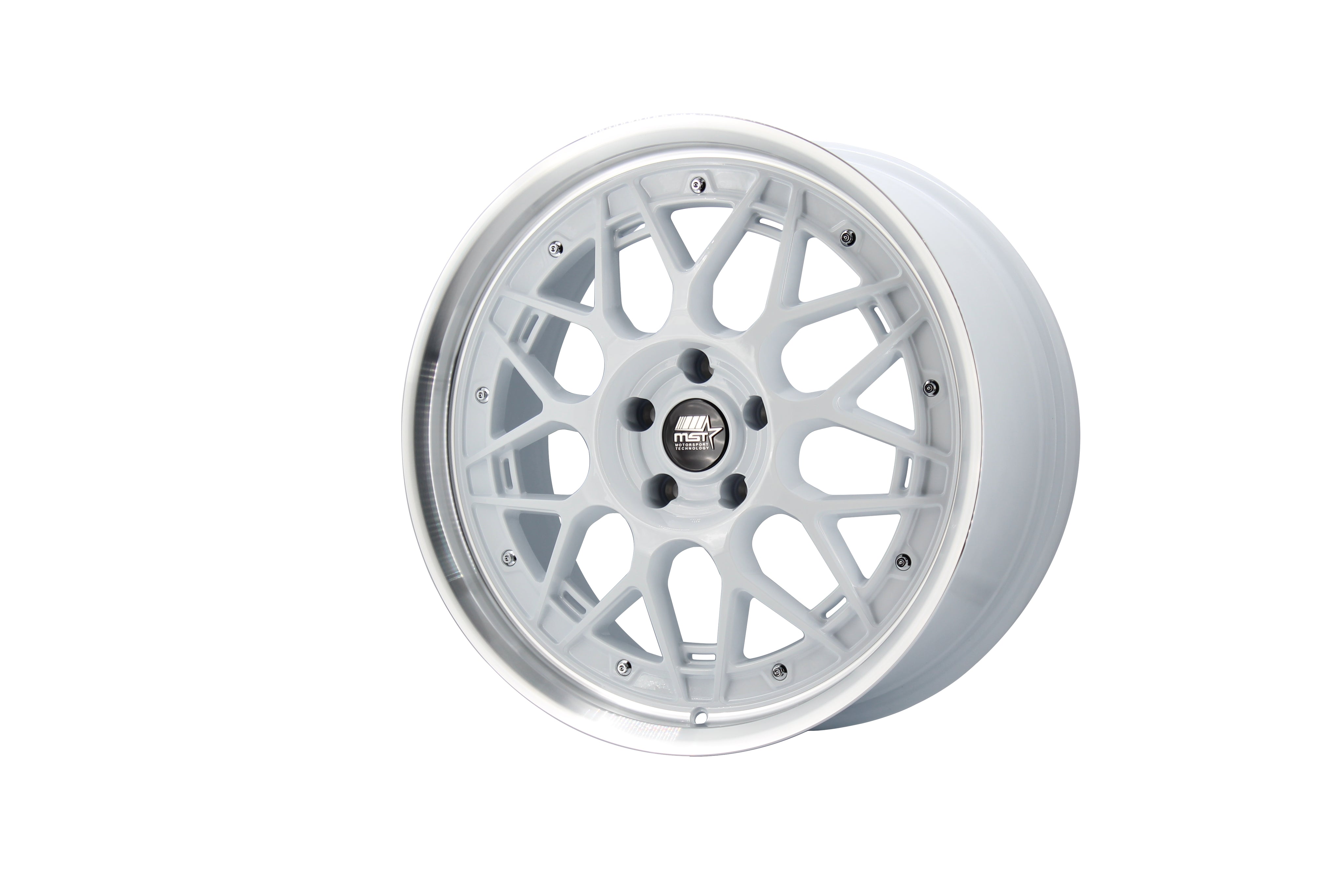 MT03 19x8.5 +35 White w/ Machined Lip