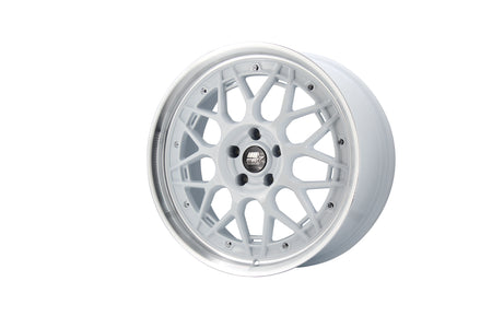 MT03 19x8.5 +35 White w/ Machined Lip