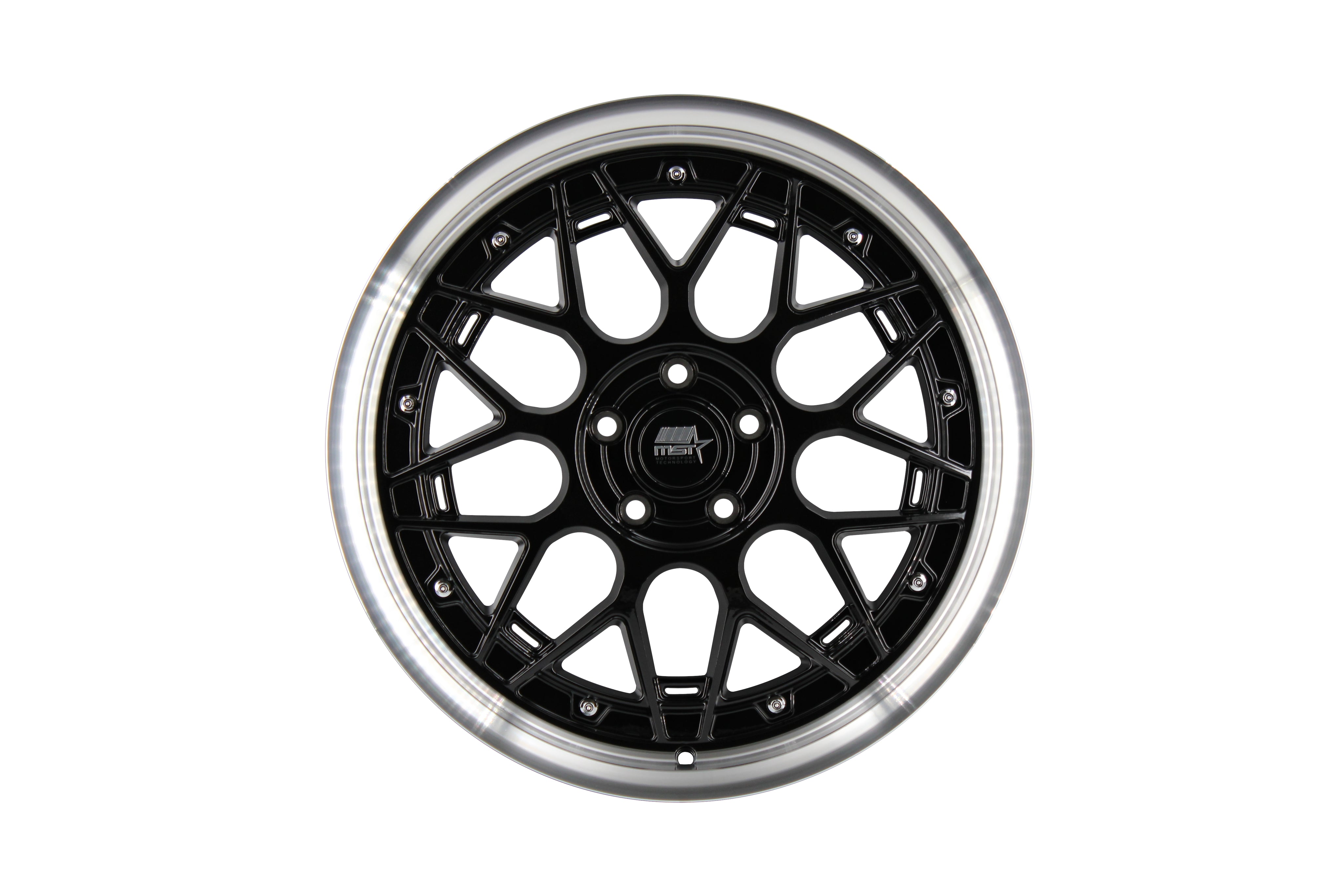 MT03 19x9.5 +35 Black w/ Machined Lip
