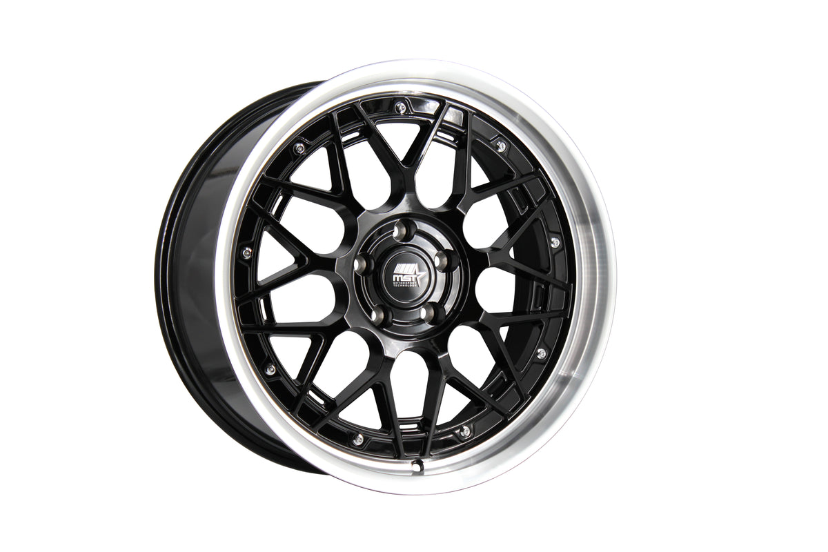 MT03 19x9.5 +35 Black w/ Machined Lip
