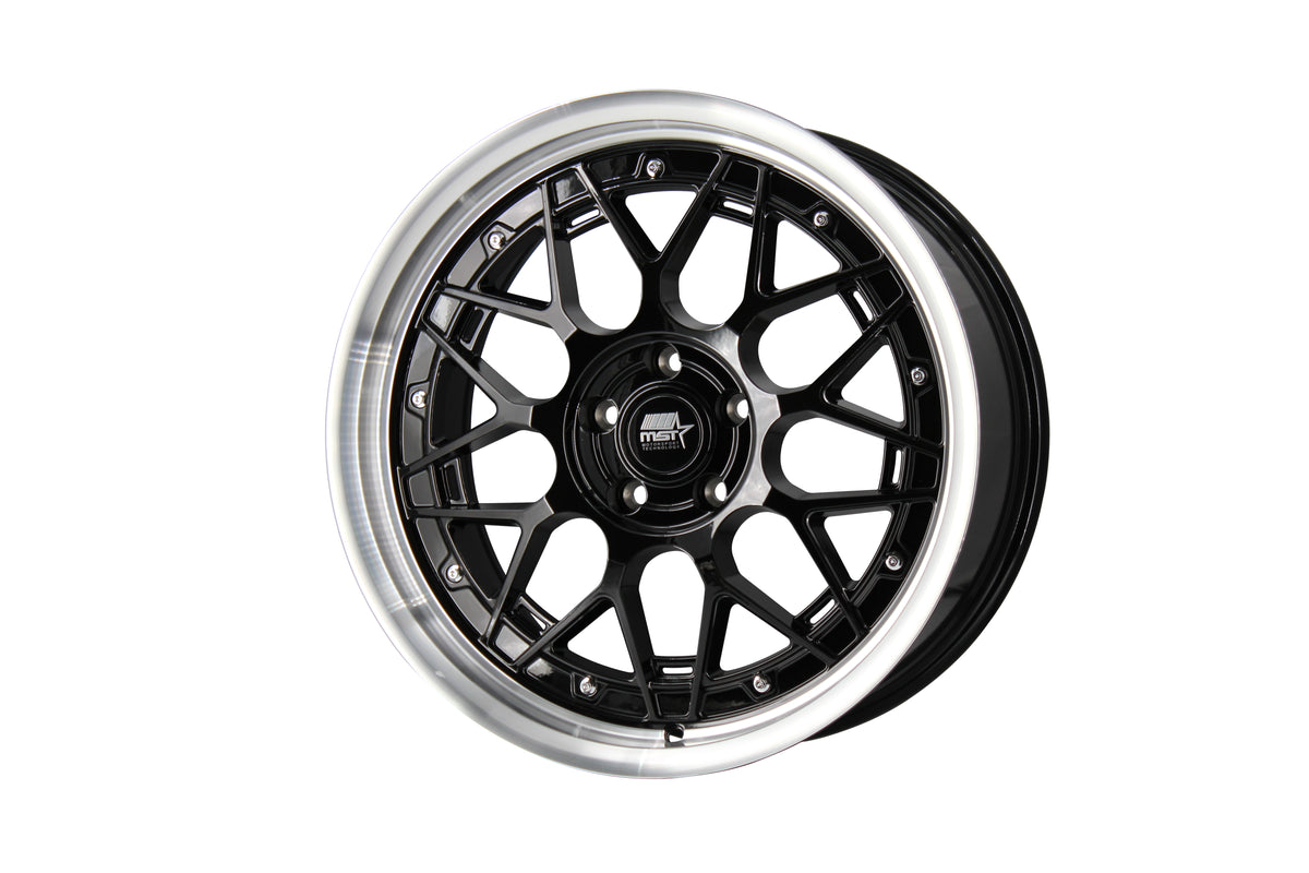 MT03 19x9.5 +35 Black w/ Machined Lip