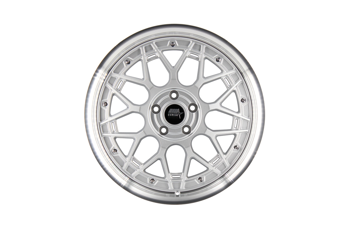 MT03 19x9.5 +35 Silver w/ Machined Lip