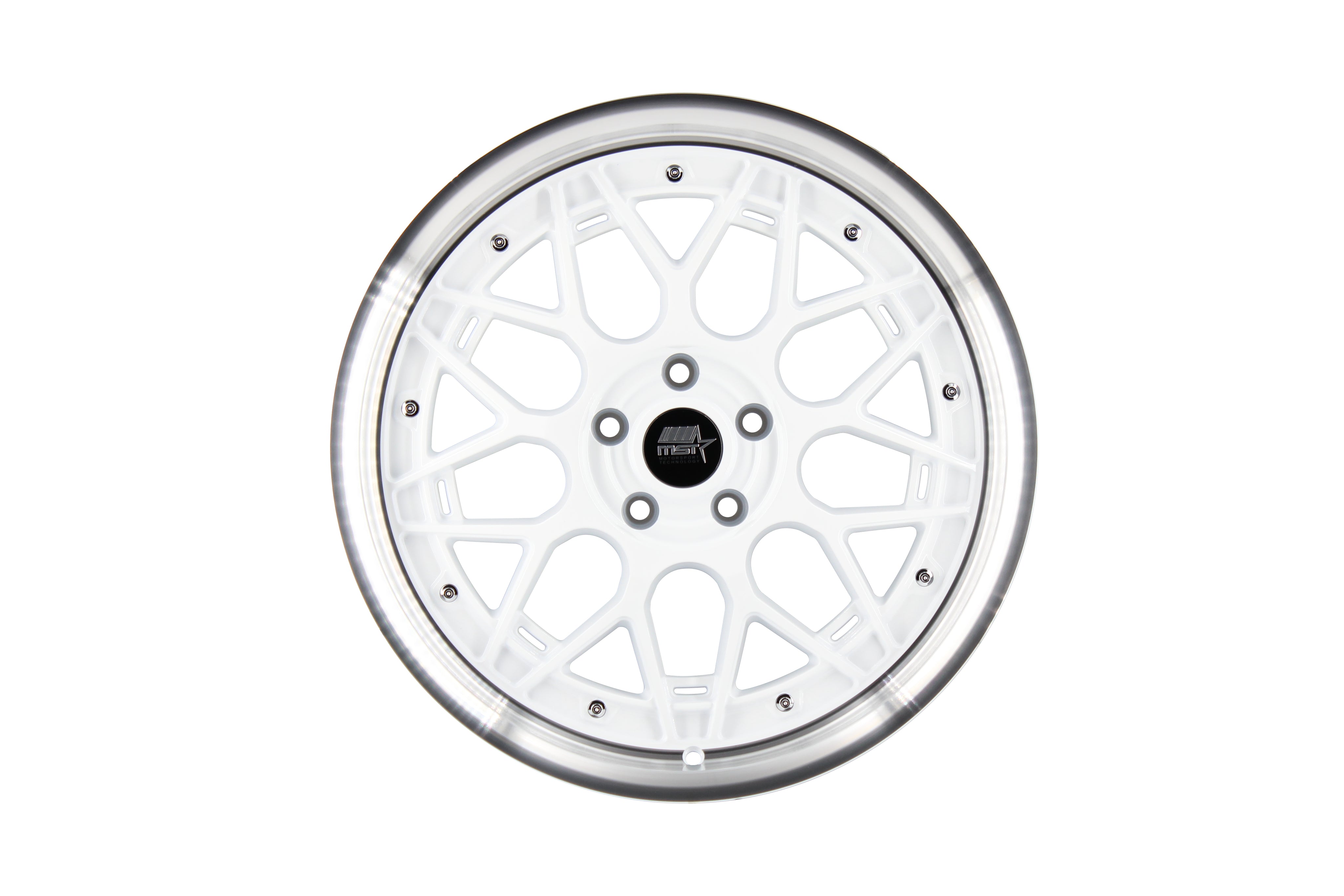MT03 19x9.5 +35 White w/ Machined Lip