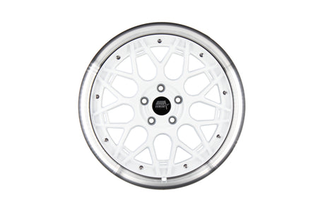 MT03 19x9.5 +35 White w/ Machined Lip