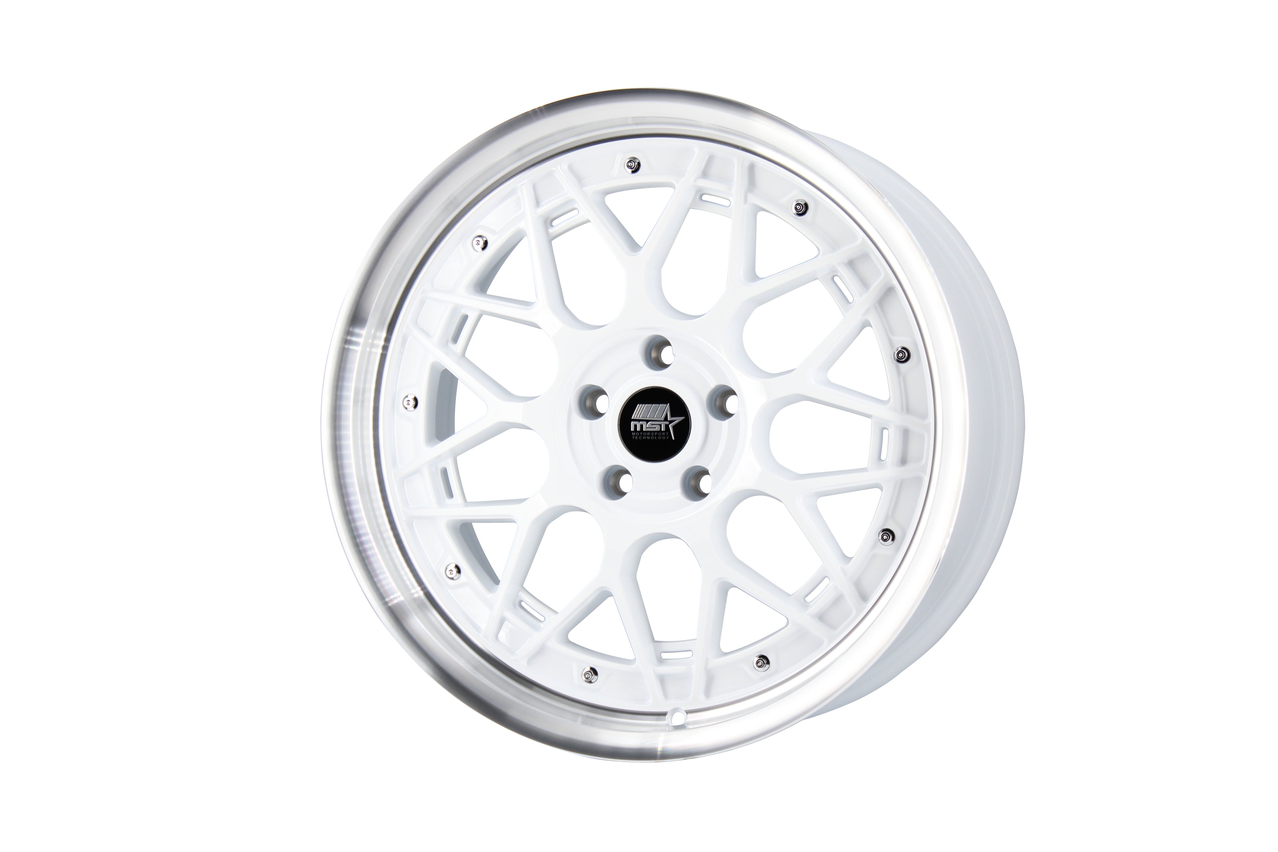 MT03 19x9.5 +35 White w/ Machined Lip
