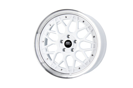 MT03 19x9.5 +35 White w/ Machined Lip