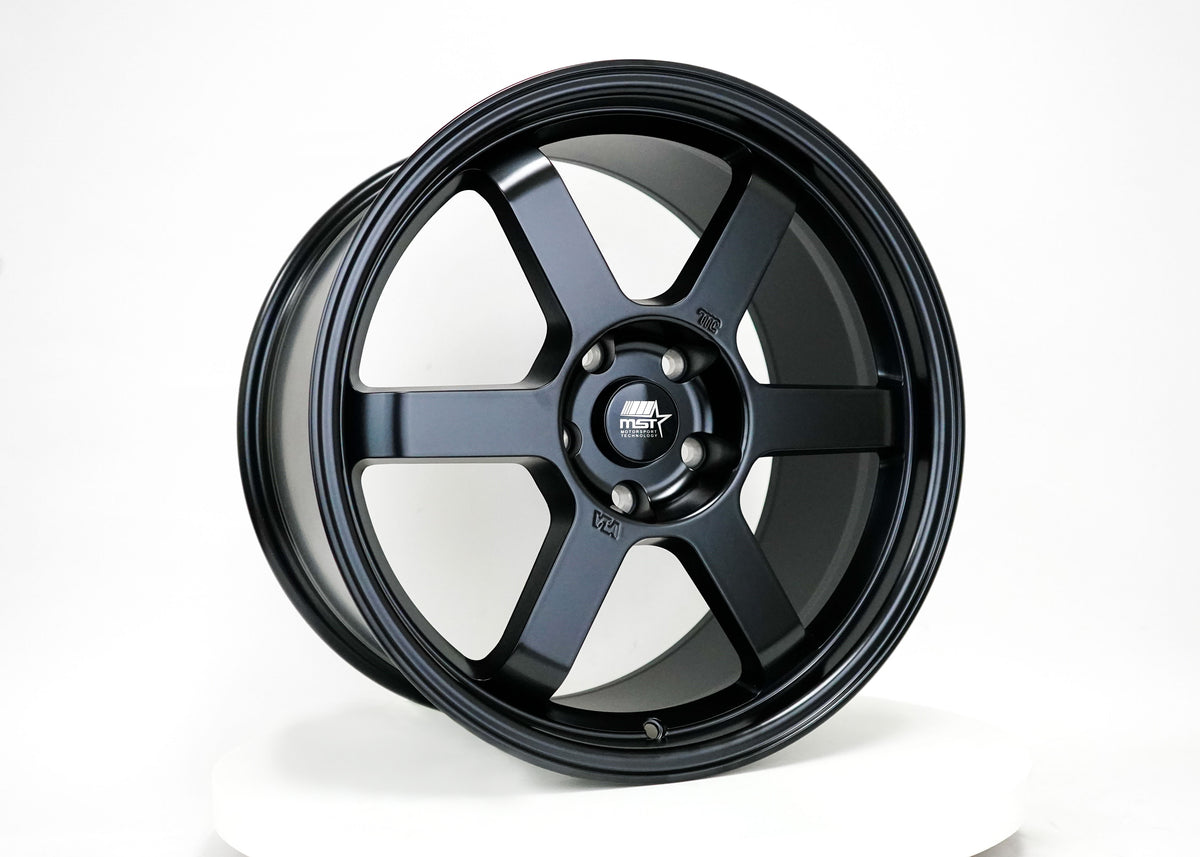 Time Attack Rims Time Attack Matte Black 18X9.5 5X114.3 Offset +40 | MST Wheels – MSTWheels