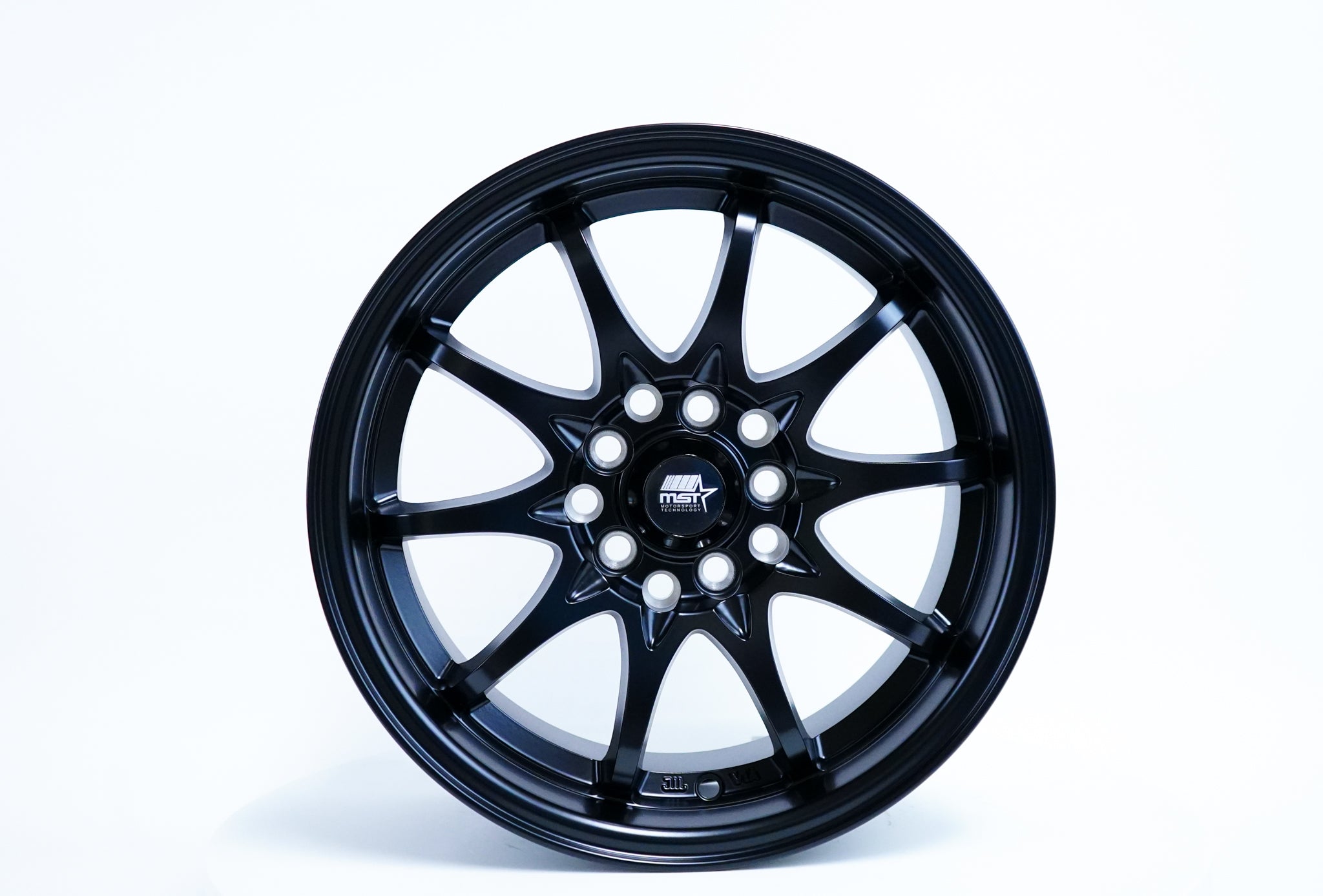 MT04 Matte Black 15x7.0 5x100/5x114.3 Offset +35 | MST Wheels
