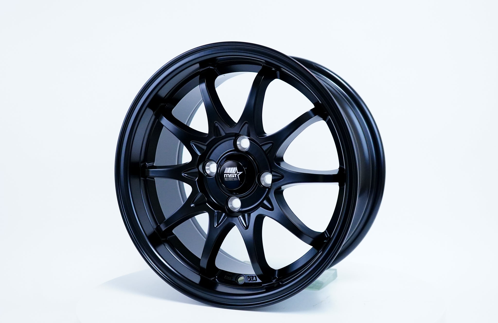MT04 Matte Black 15x7.0 4x100 Offset +35 | MST Wheels – MSTWheels