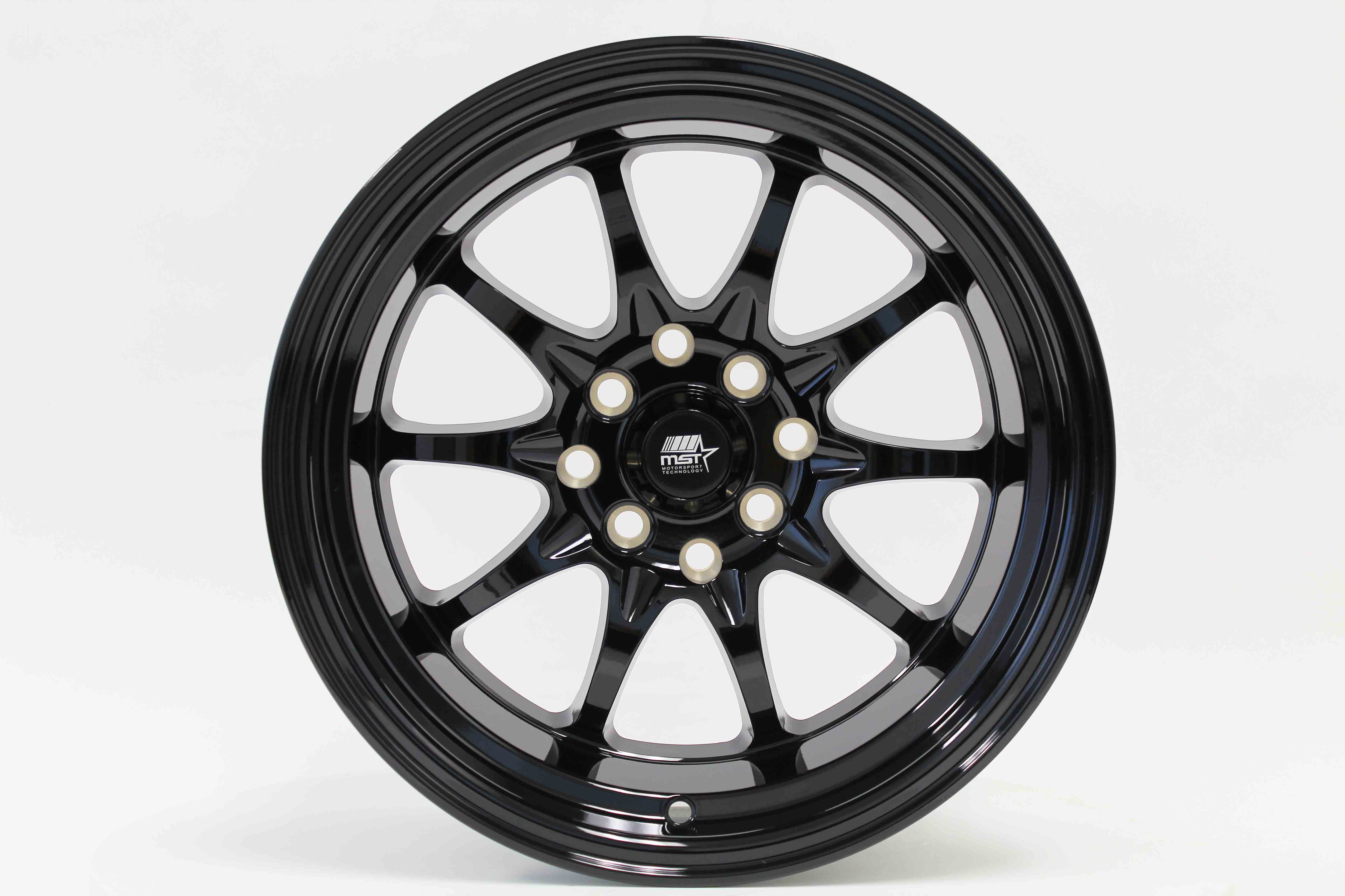 MT11 Glossy Black 15x8.0 4x100/4x114.3 Offset +0 | MST Wheels – MSTWheels