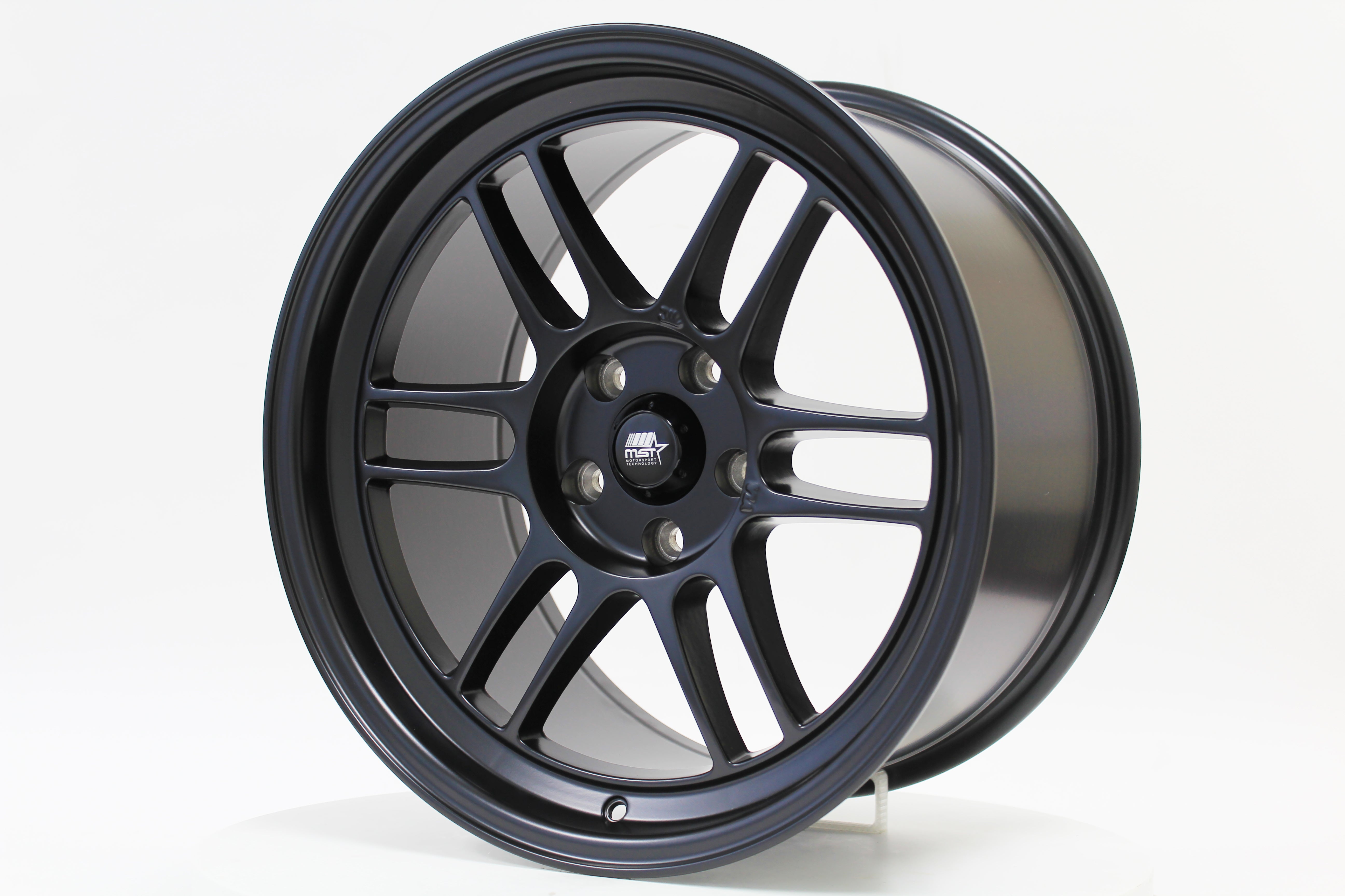 Suzuka Matte Black 18x9.5 5x114.3 Offset +25 | MST Wheels – MSTWheels