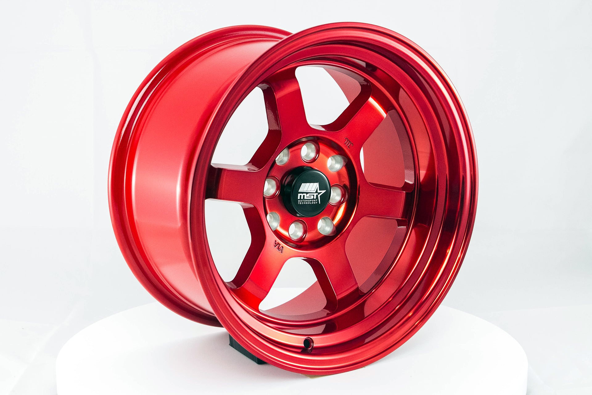 Time Attack Ruby Red 15x8.0 4x100/4x114.3 Offset +0 | MST Wheels ...