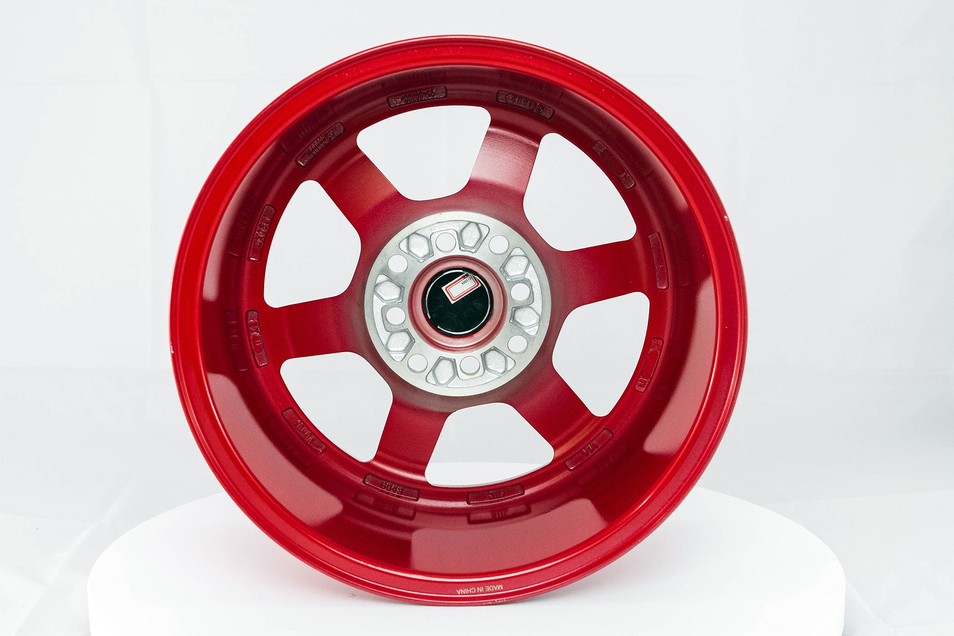 Time Attack Ruby Red 15x8.0 4x100/4x114.3 Offset +0 | MST Wheels ...