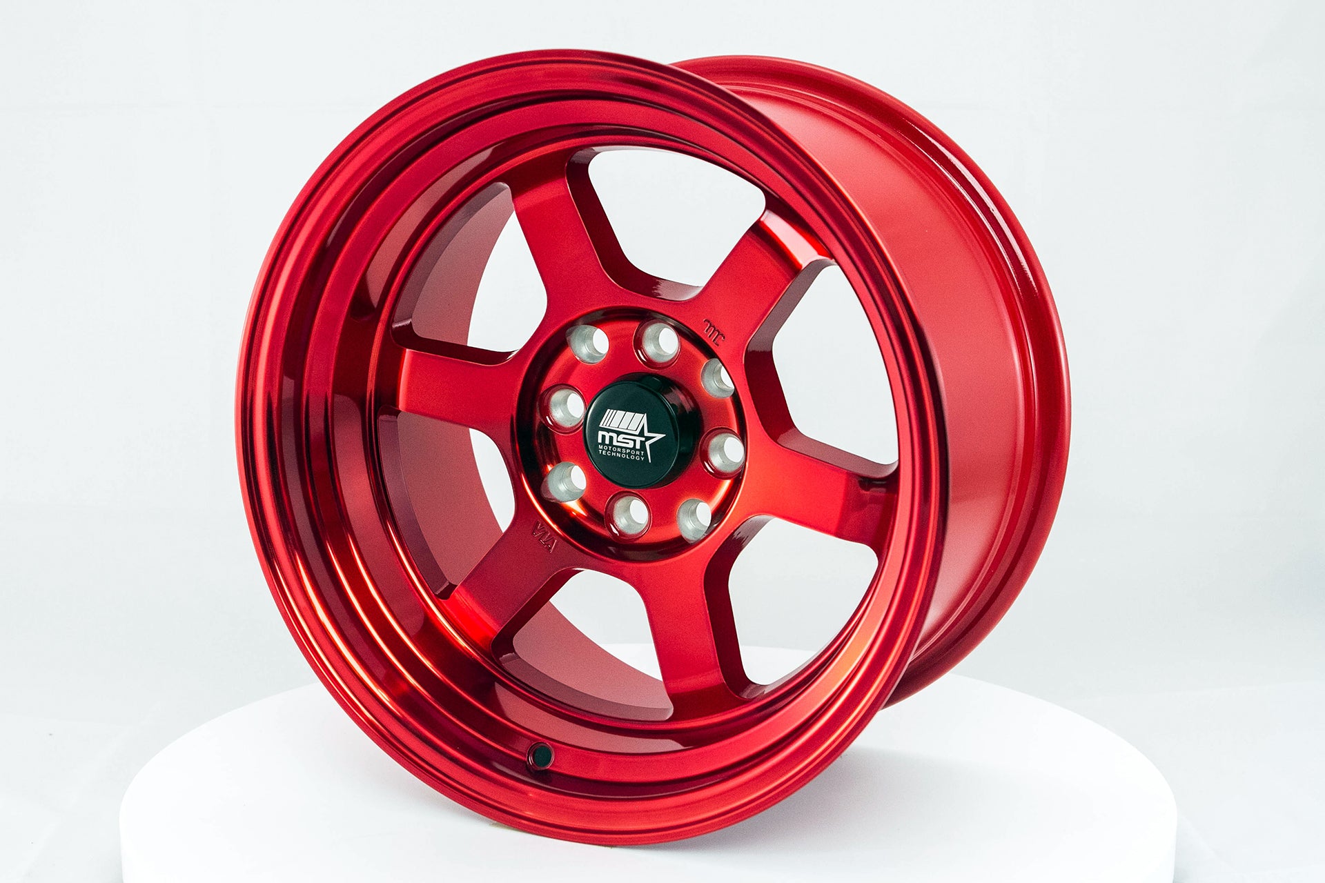 Time Attack Ruby Red 15x8.0 4x100/4x114.3 Offset +0 | MST Wheels ...