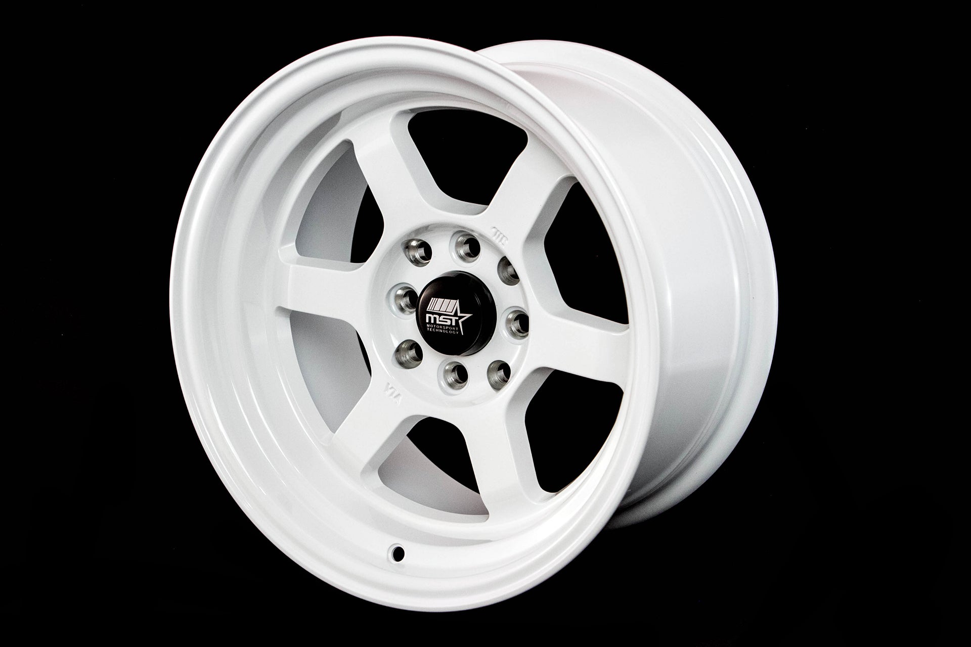 Time Attack Glossy White 15x8.0 4x100/4x114.3 Offset +0 | MST