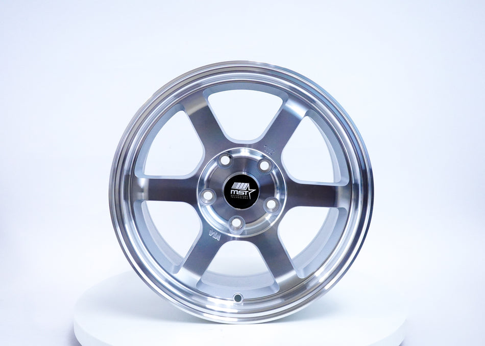 Time Attack - Machined - 15x8.0 5x114.3 Offset +35