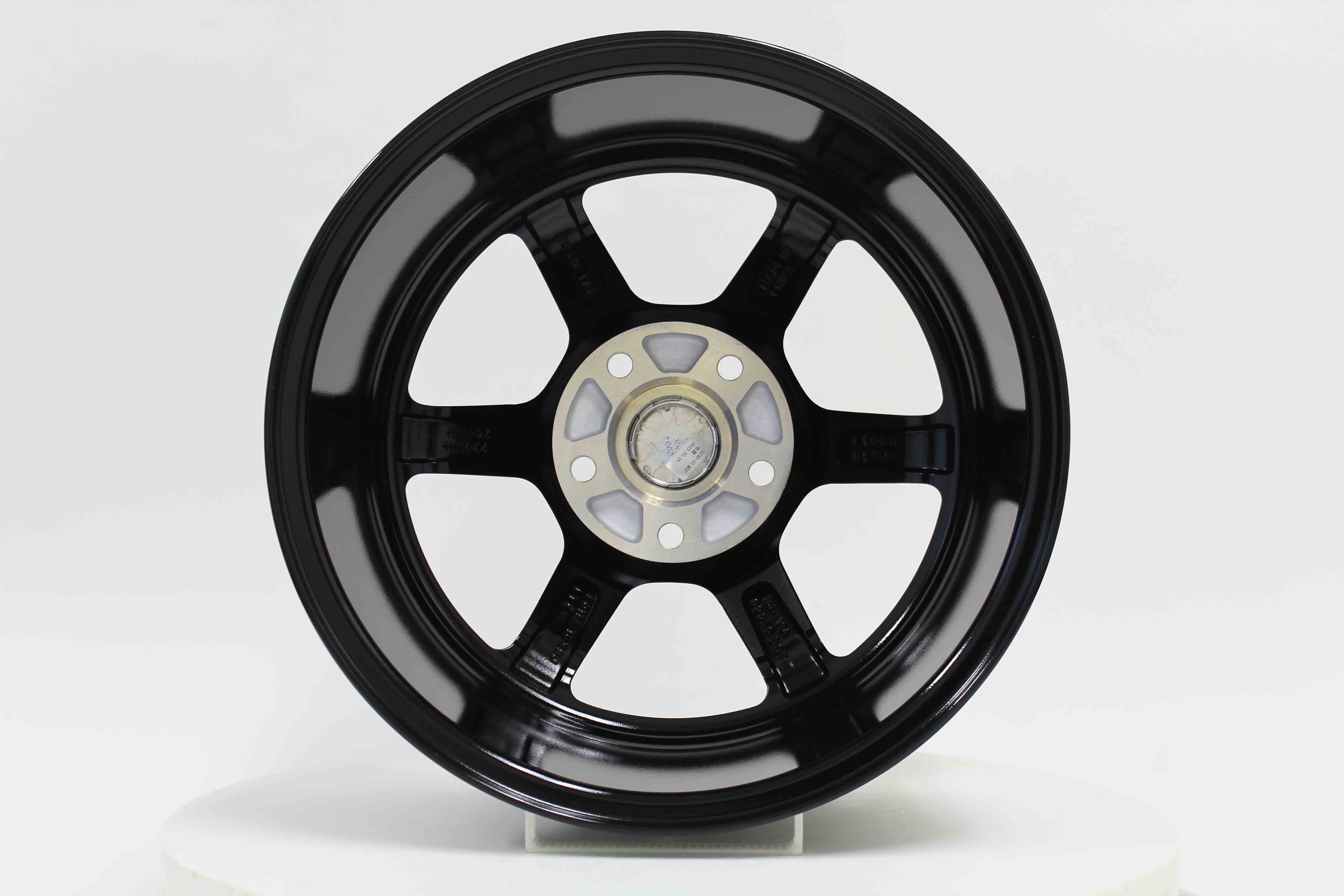 Time Attack Black w/ Machined Lip 16x8.0 5x114.3 Offset +20 | MST