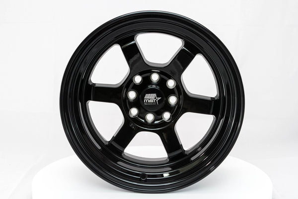 MST WHEELS Time Attack - Glossy Black - 15x8.0 4x100/4x114.3 Offset +0