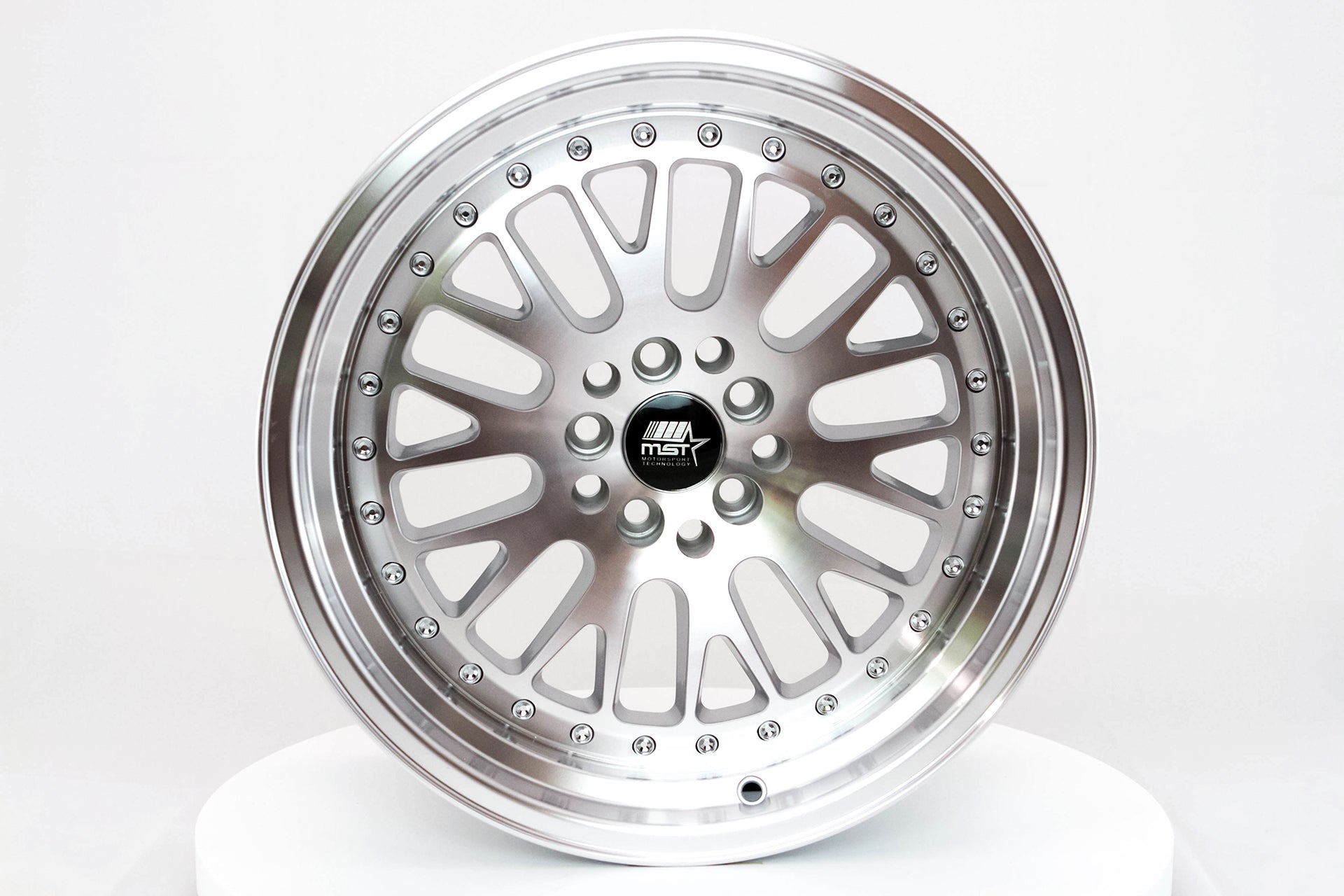 MST WHEELS MT10 - Silver w/Machined Face - 17x9.0 5x100/5x114.3 Offset +20