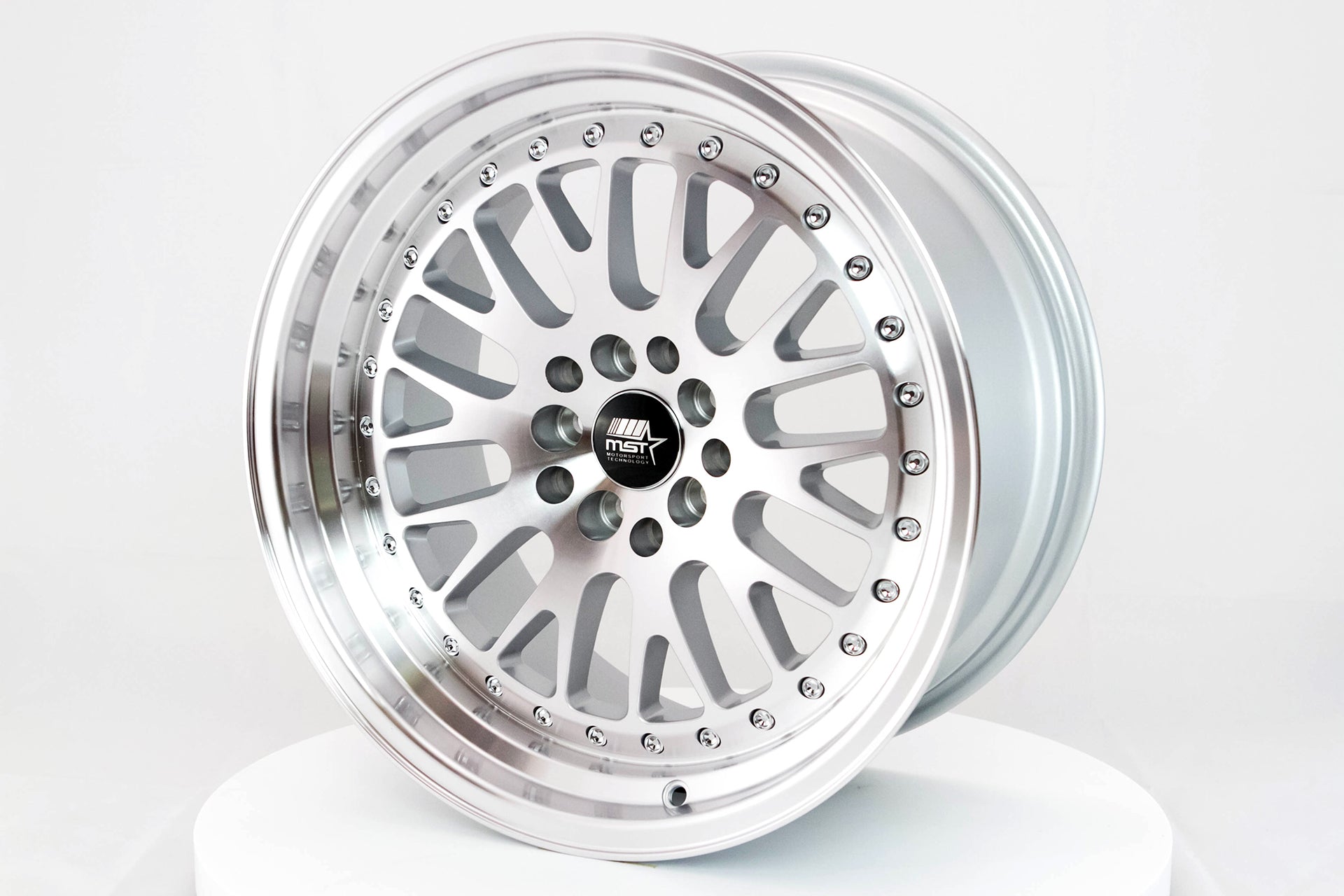MT10 - Silver w/Machined Face - 17x9.0 5x100/5x114.3 Offset +20