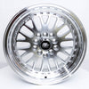 MST WHEELS MT10 - Silver w/Machined Face - 15X7.0 5x100/5x114.3 Offset +20