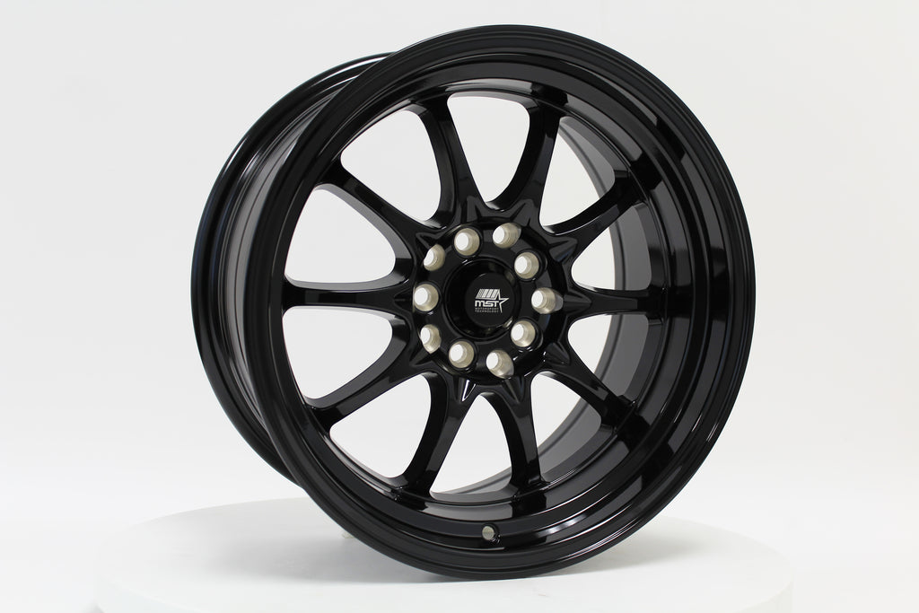 MT11 - Glossy Black - 16x8.0 5x100/5x114.3 Offset +15 – mstwheels