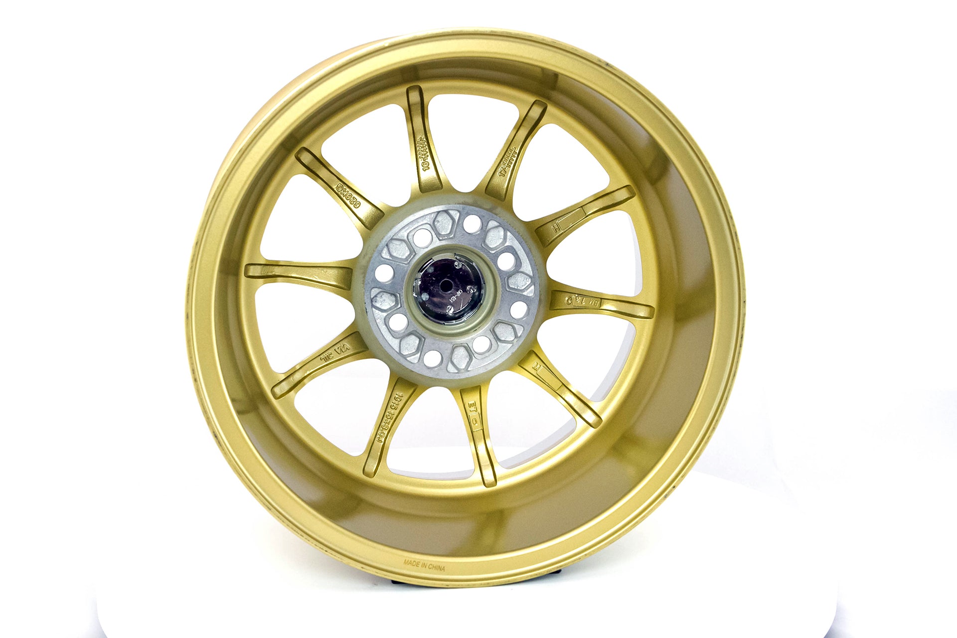 MT11 - Gold w/Machined Lip - 15x8.0 4x100/4x114.3 Offset +0