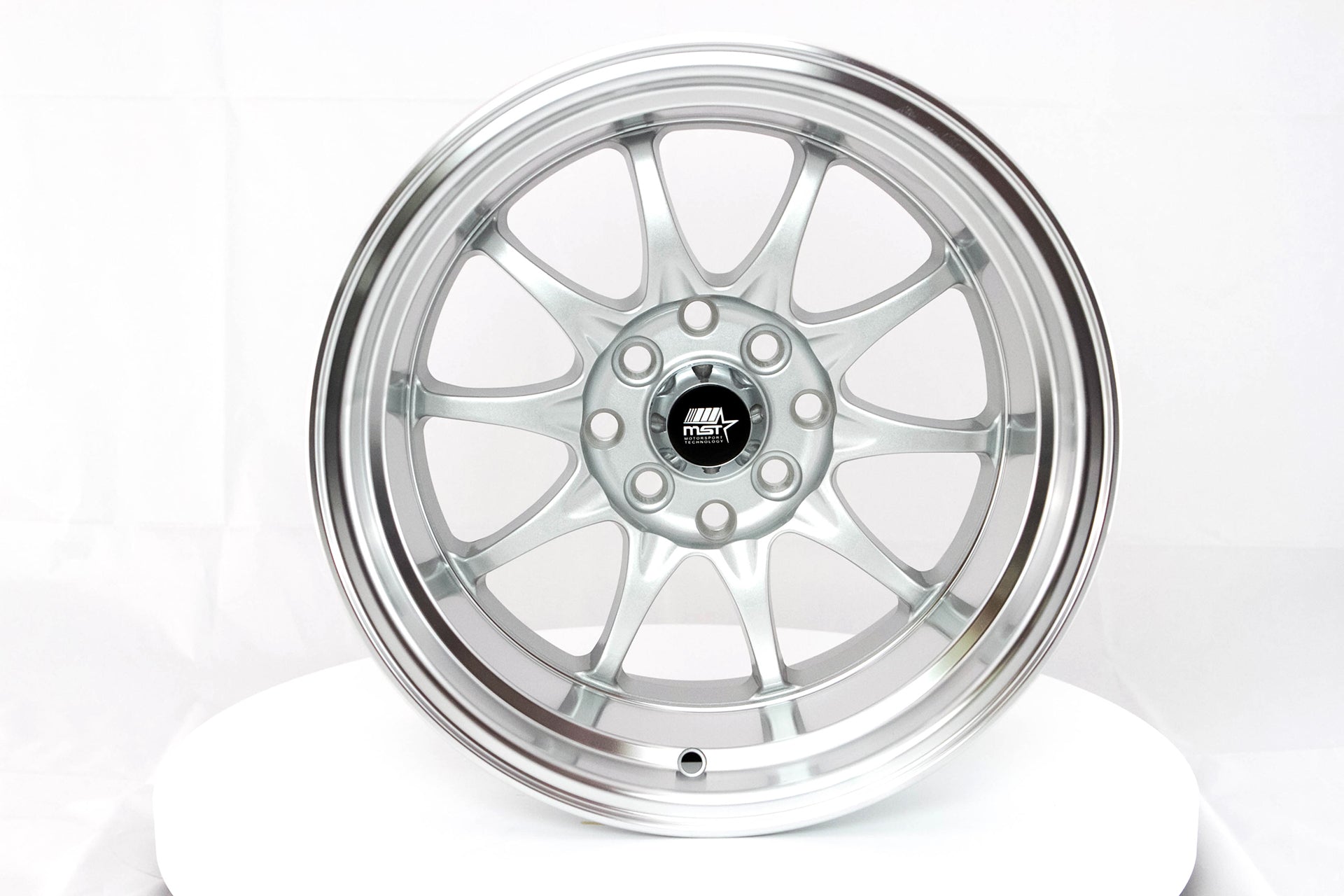 MT11 Silver w/Machined Lip 15x8.0 4x100/4x114.3 Offset +0 | MST Wheels ...