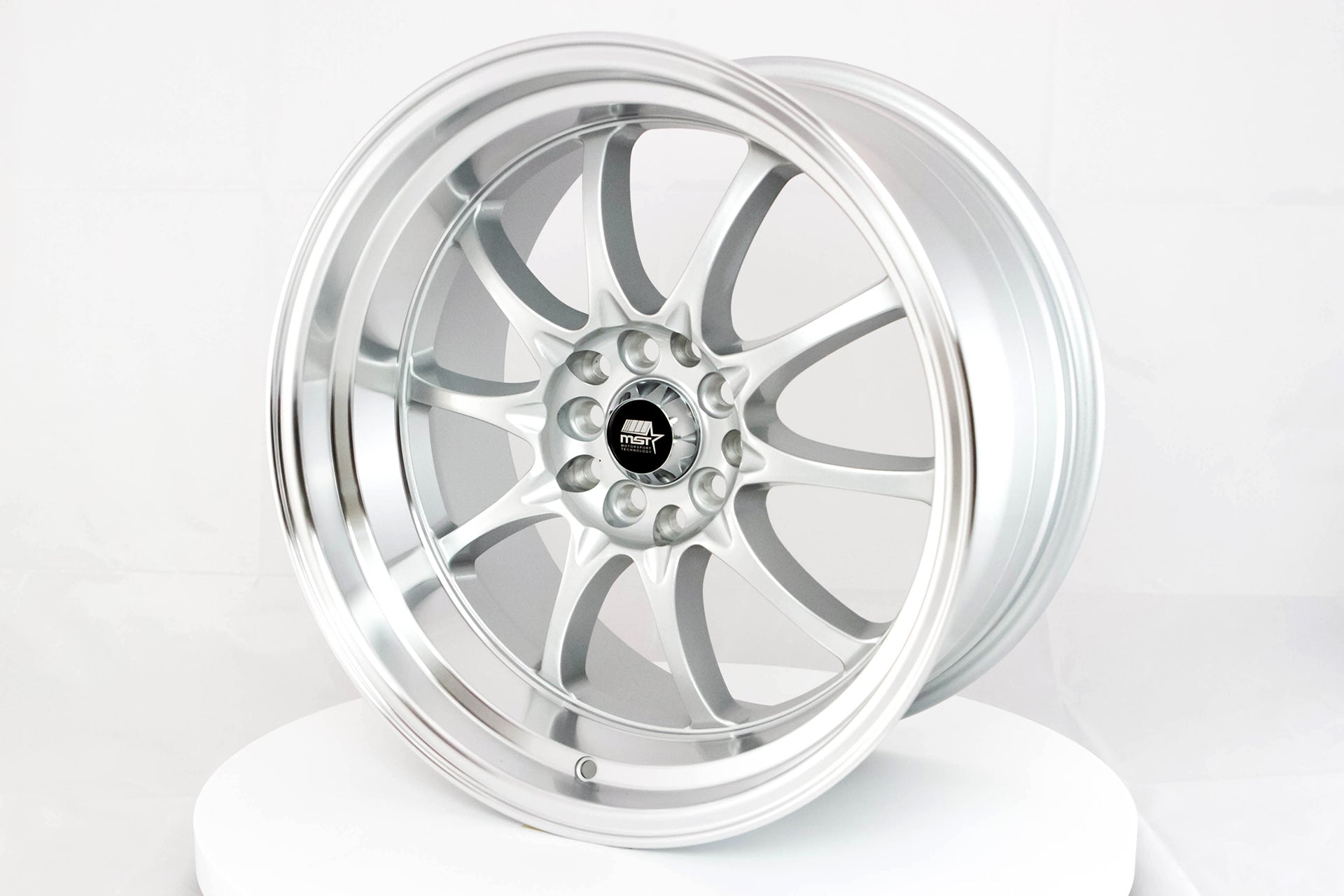 MT11 - Silver w/Machined Lip - 17x9.0 5x100/5x114.3 Offset +