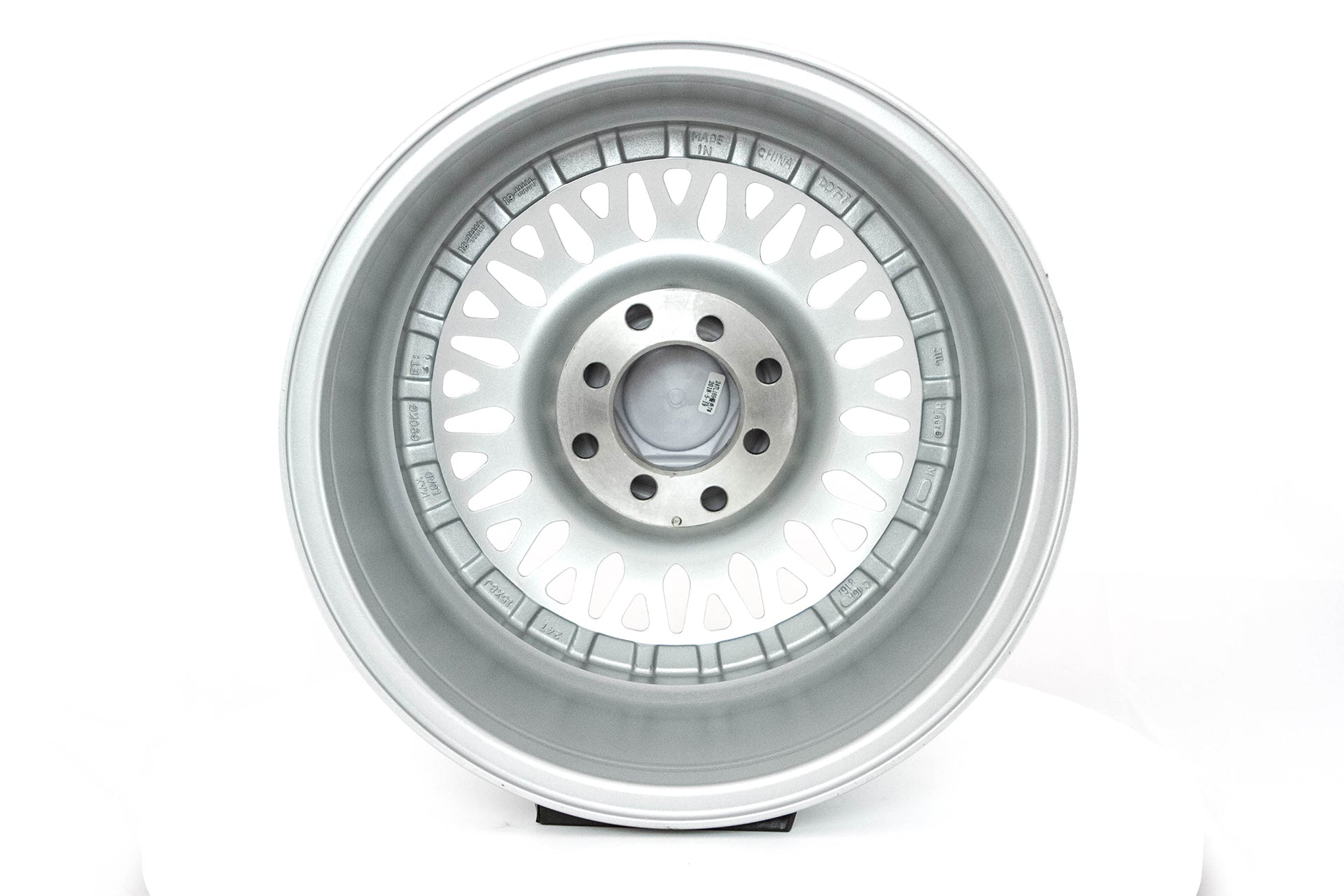 MT13 Silver w/Machined Lip 15x8.0 4x100/4x114.3 Offset +20