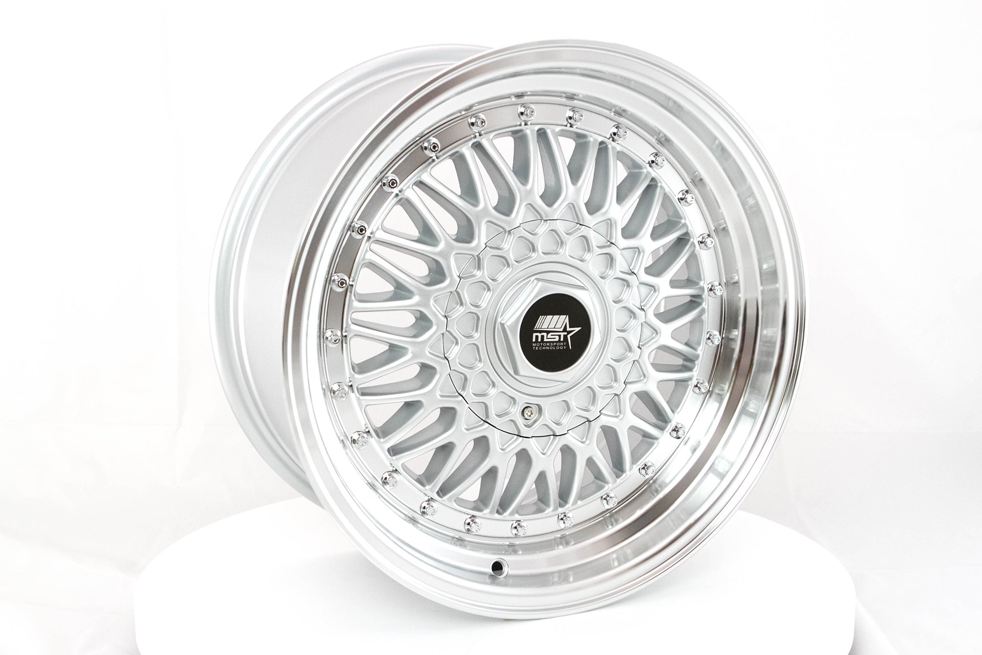 MUNITALP×LOTTUSSE MT07 - Silver w/Machined Lip - 17x9.0 5x114.3 Offset +20
