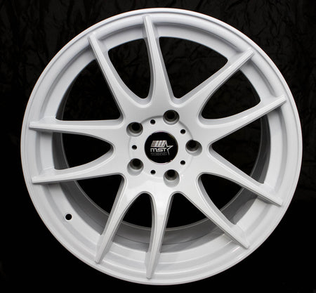 MST WHEELS MT30 - Full Glossy White - 17x9.0 5x114.3 Offset +30