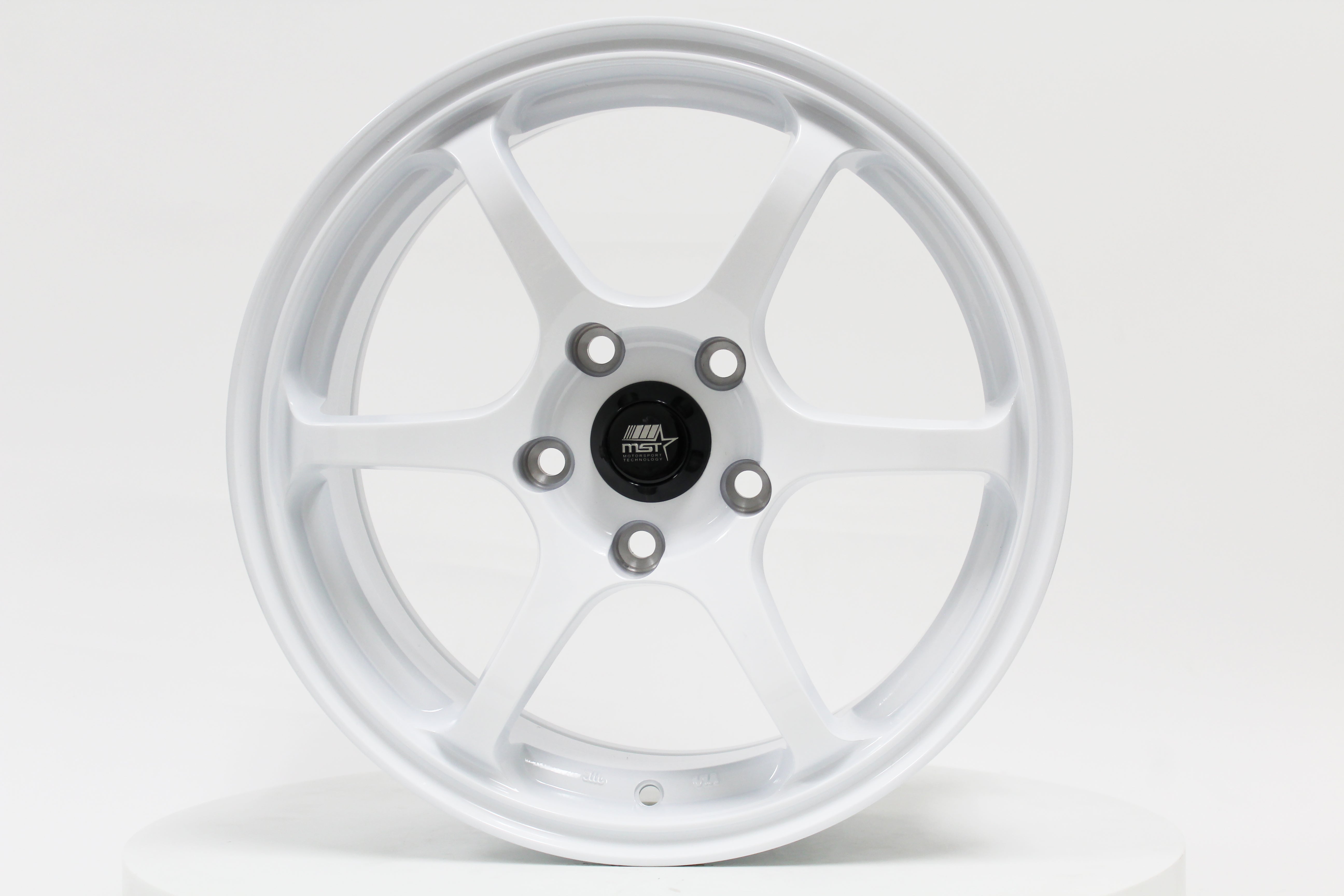 mm-mti（ホワイト） MT40 - Glossy White - 16X7.0 5X114.3 Offset +38 – MSTWheels