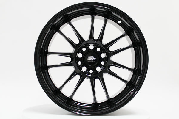 MST WHEELS MT45 - Glossy Black - 18X9.5 5X114.3 Offset +38 FLOW FORMED