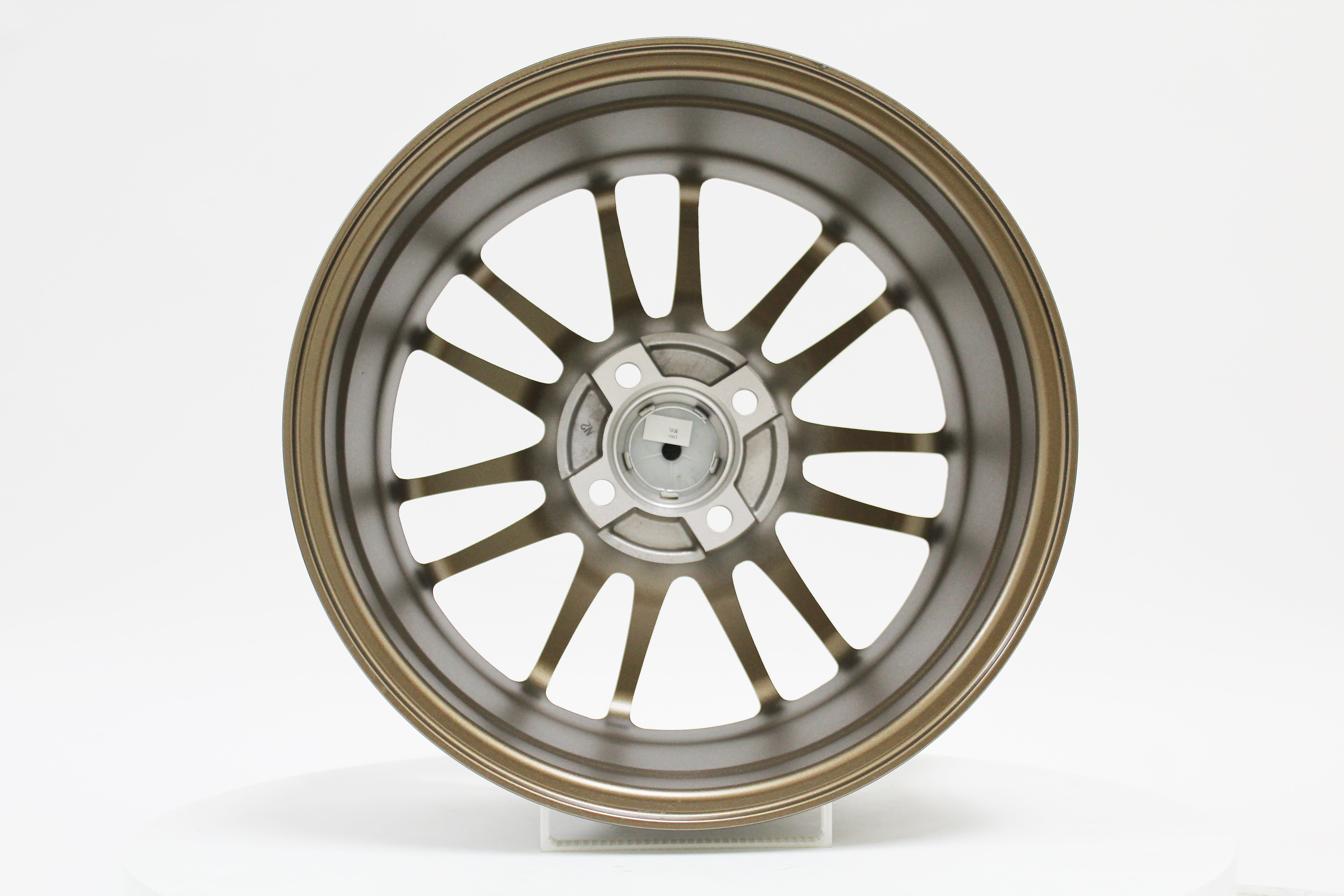 MT45 - Matte Bronze w/Bronze Machined Lip - 15X7.0 4X100 Offset +