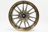 MST Wheels MT45 - Matte Bronze w/Bronze Machined Lip - 17X7.5 5X114.3 Offset +35 FLOW FORMED