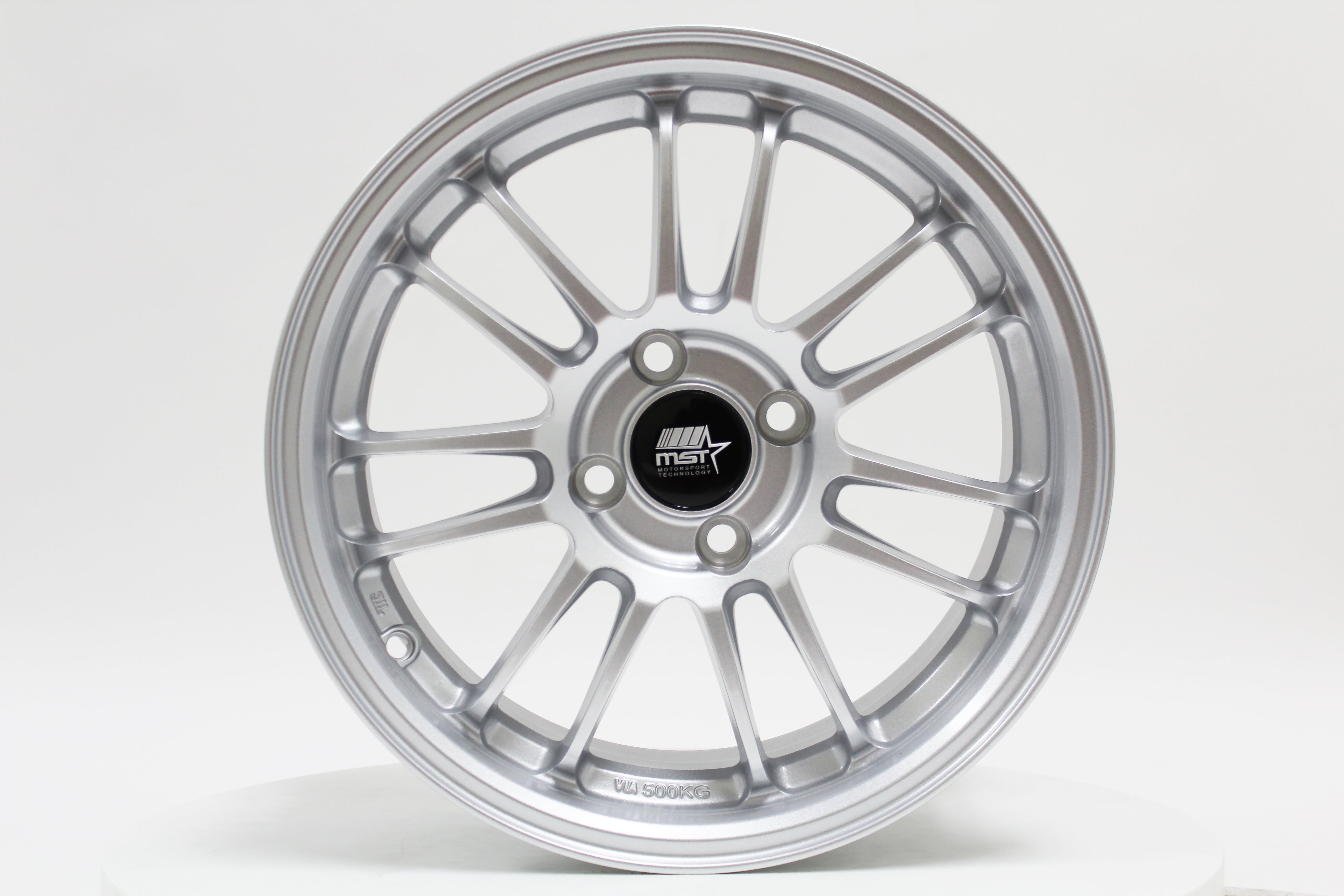 MST Wheels MT45 Glossy Silver 15X7.0 4X100 Offset +35 FLOW FORMED