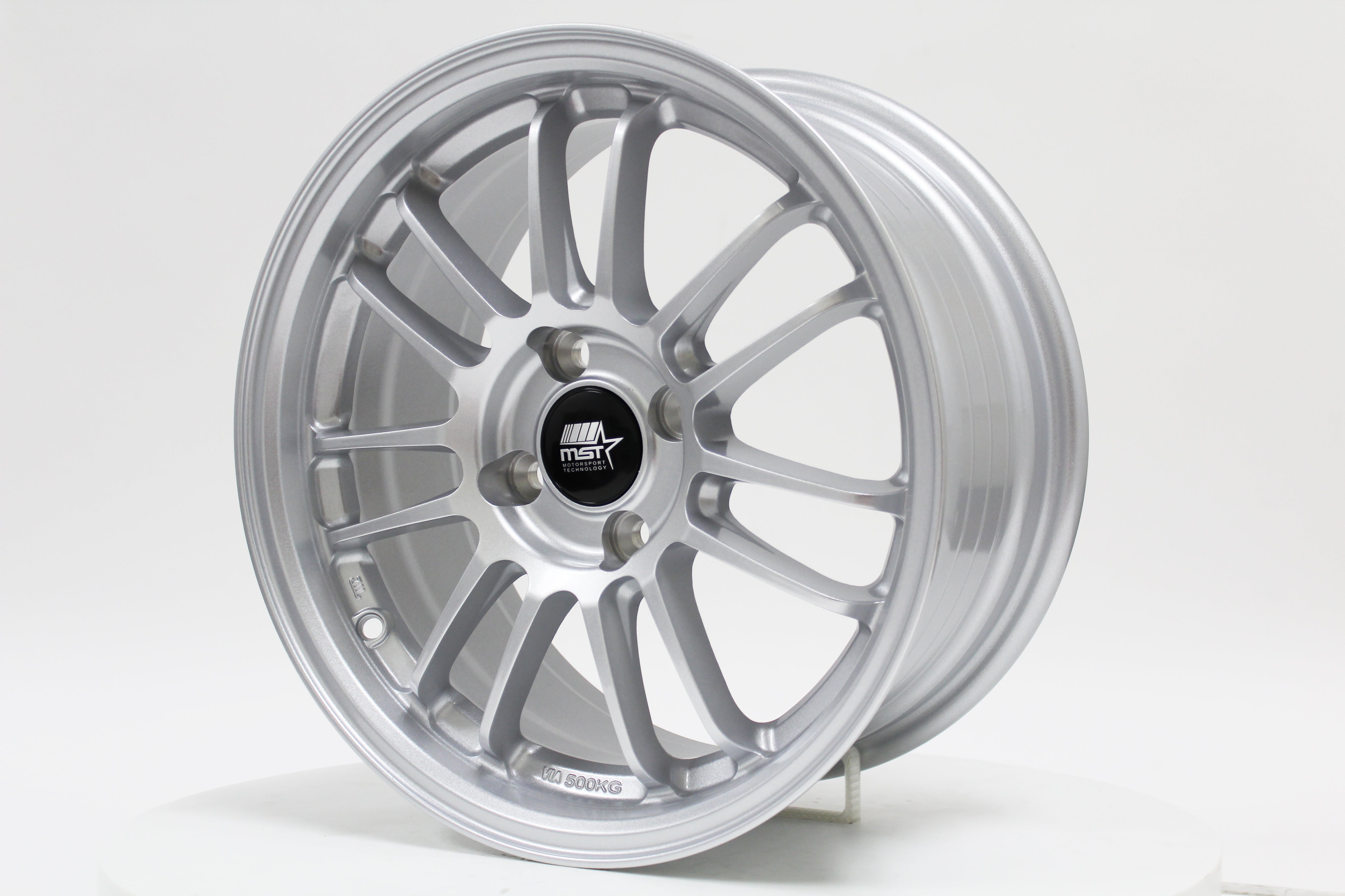M-SERIES Mシリーズ　F-15 MT45 - Glossy Silver - 15X7.0 4X100 Offset +35 – MSTWheels