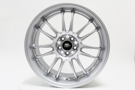 MST WHEELS MT45 - Glossy Silver - 18X9.5 5X100 Offset +38 FLOW FORMED